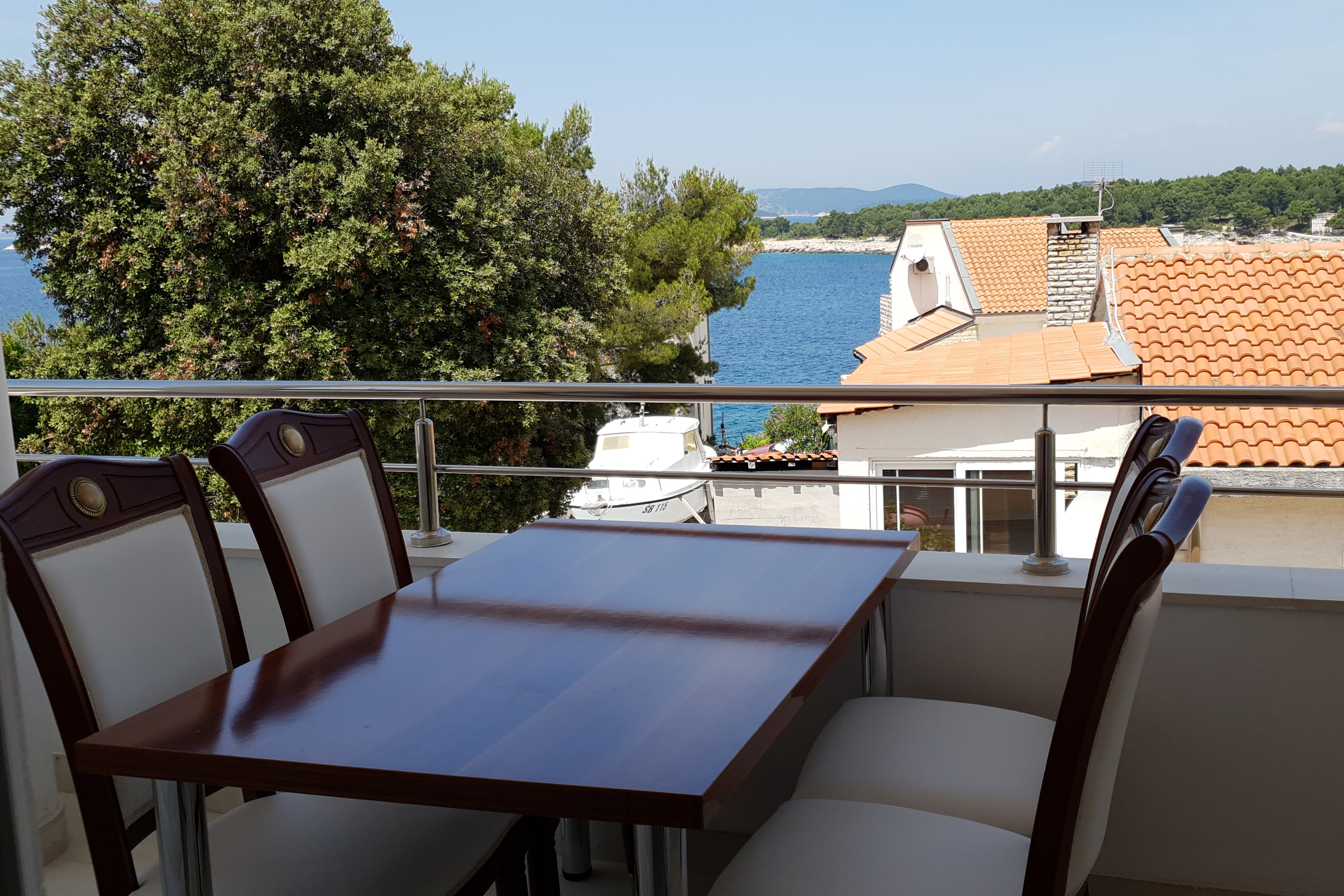 Two bedroom apartment with terrace and sea view Bilo, Primošten (A-14601-b)