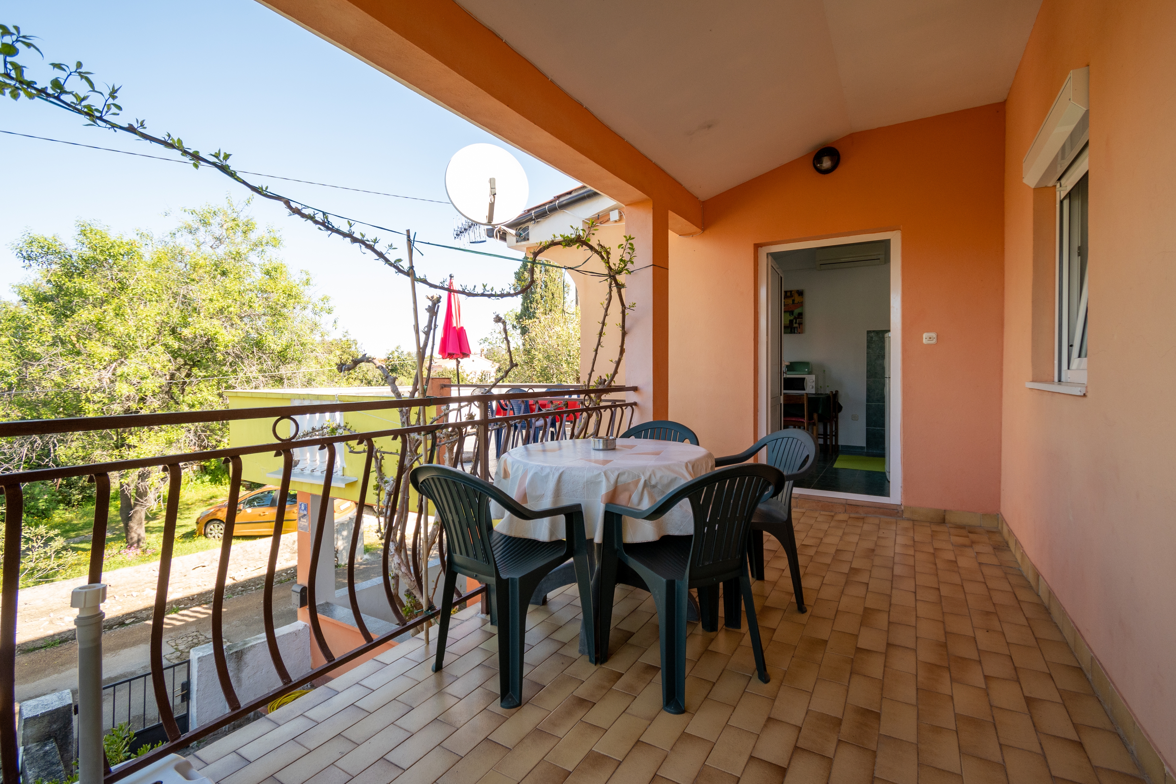Two bedroom apartment with terrace and sea view Petrčane, Zadar  A-a