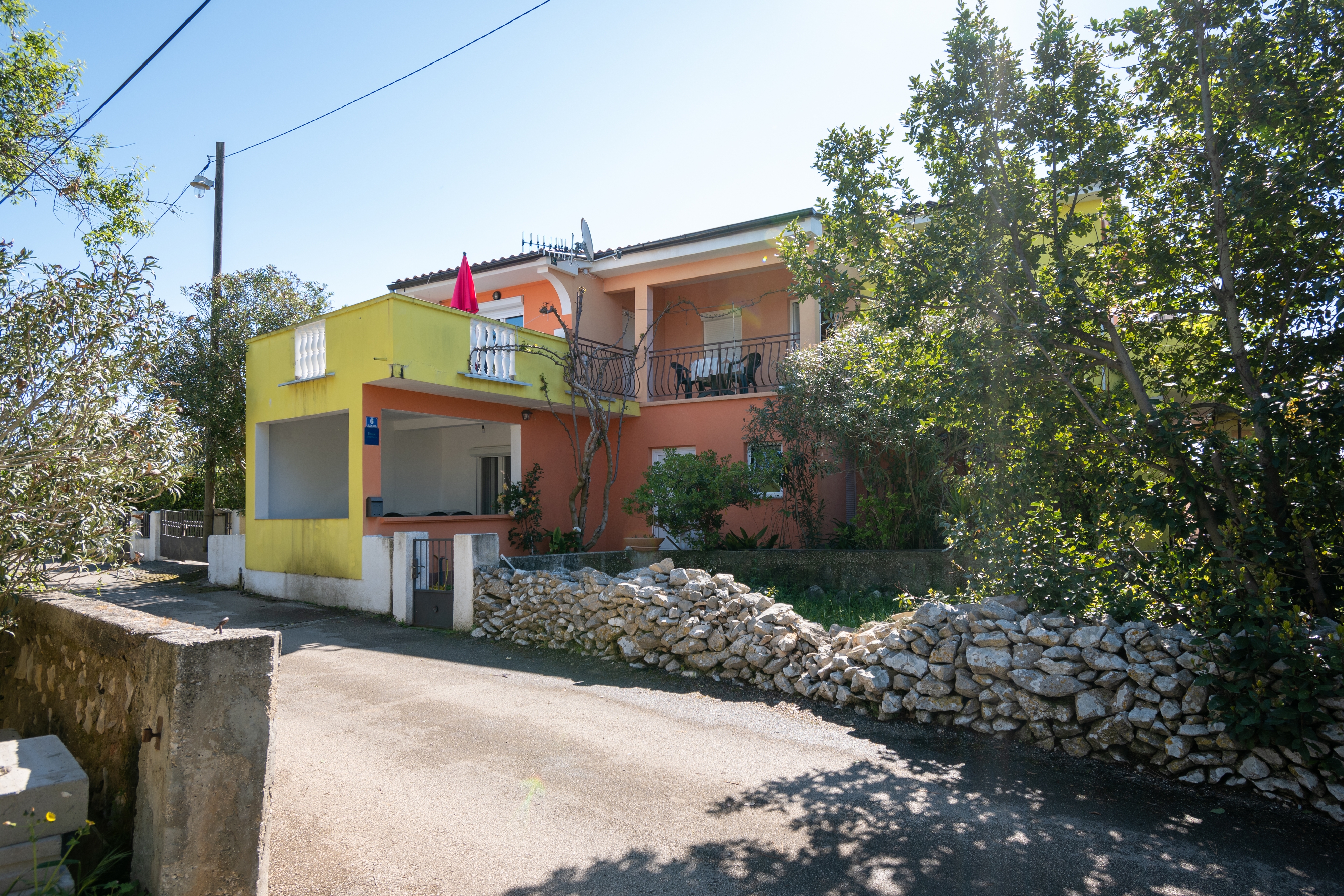Dvosobni apartman s terasom i pogledom na more Petrčane, Zadar  A-a