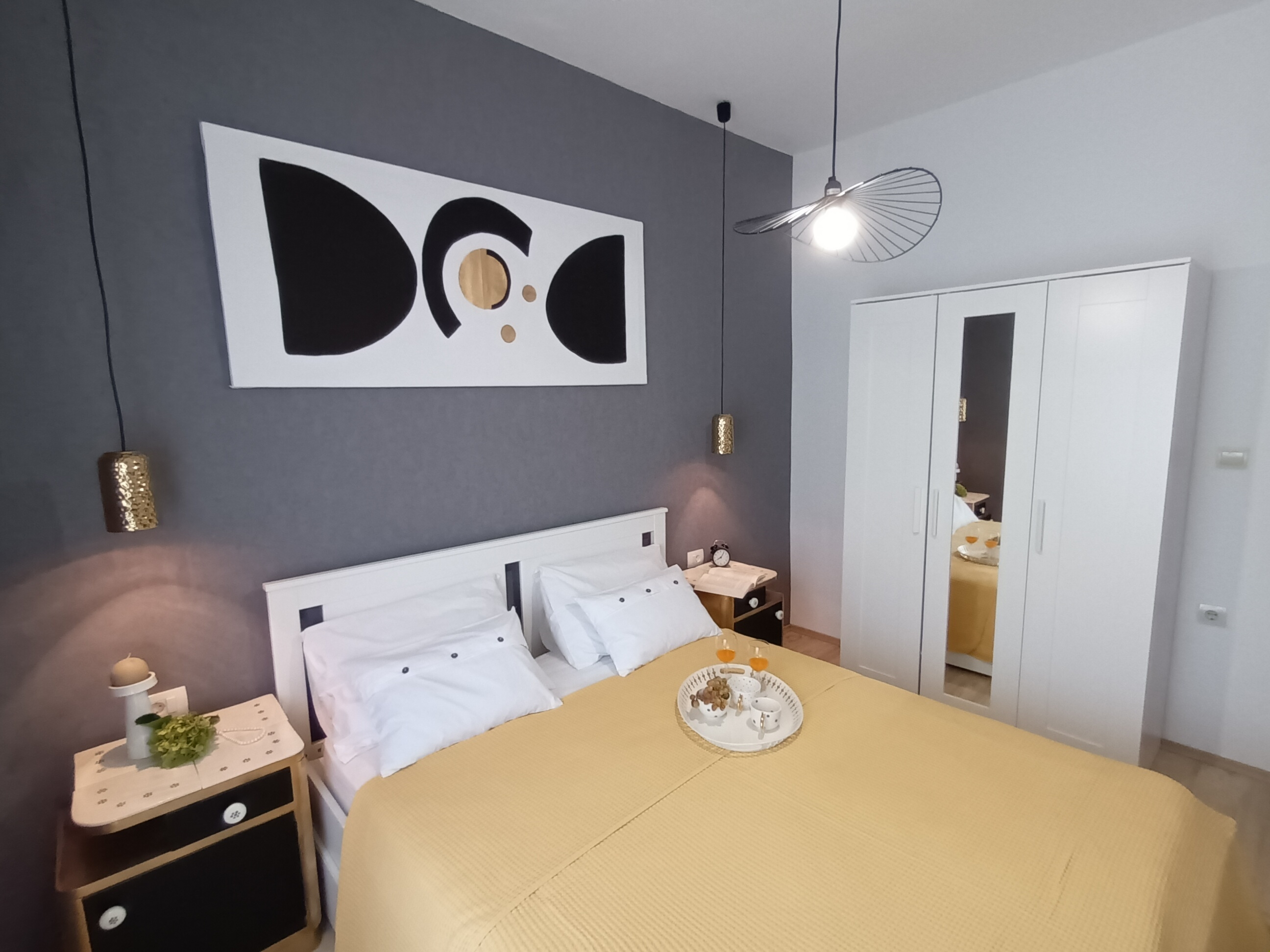 Two bedroom apartment with terrace and sea view Crikvenica  A-b
