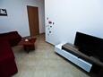 Living room Pakoštane, Living room in the apartment, air condition available and WiFi.