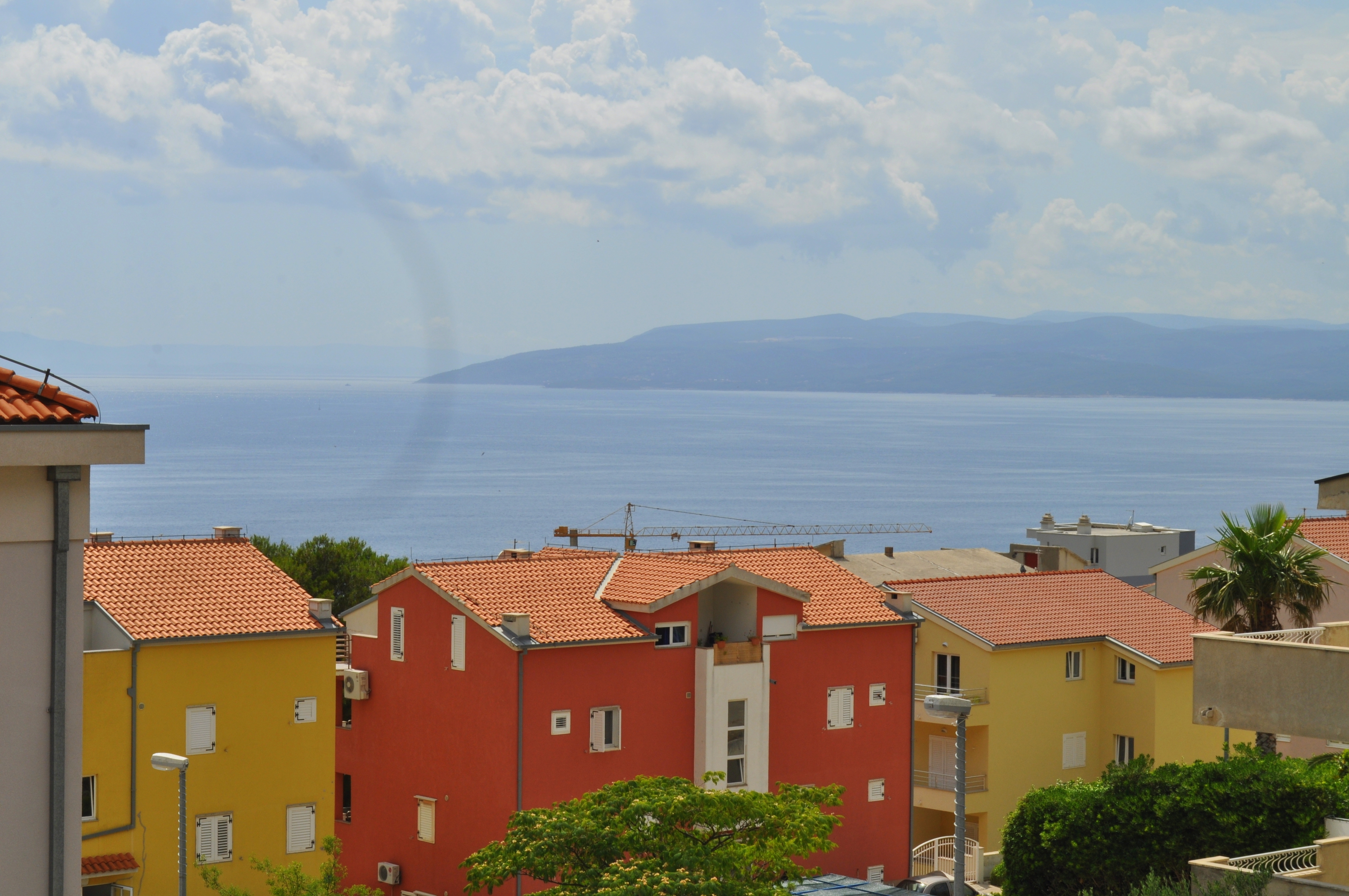 Studio flat with balcony and sea view Makarska  AS-d