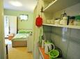Zadar, Kuchyně v ubytování typu studio-apartment, s klimatizací a WiFi.