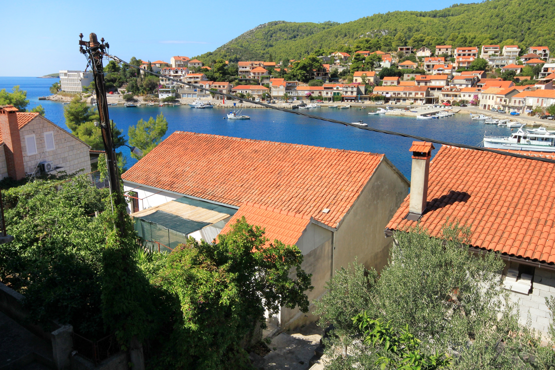 Three bedroom apartment near beach Brna, Korčula  A-a