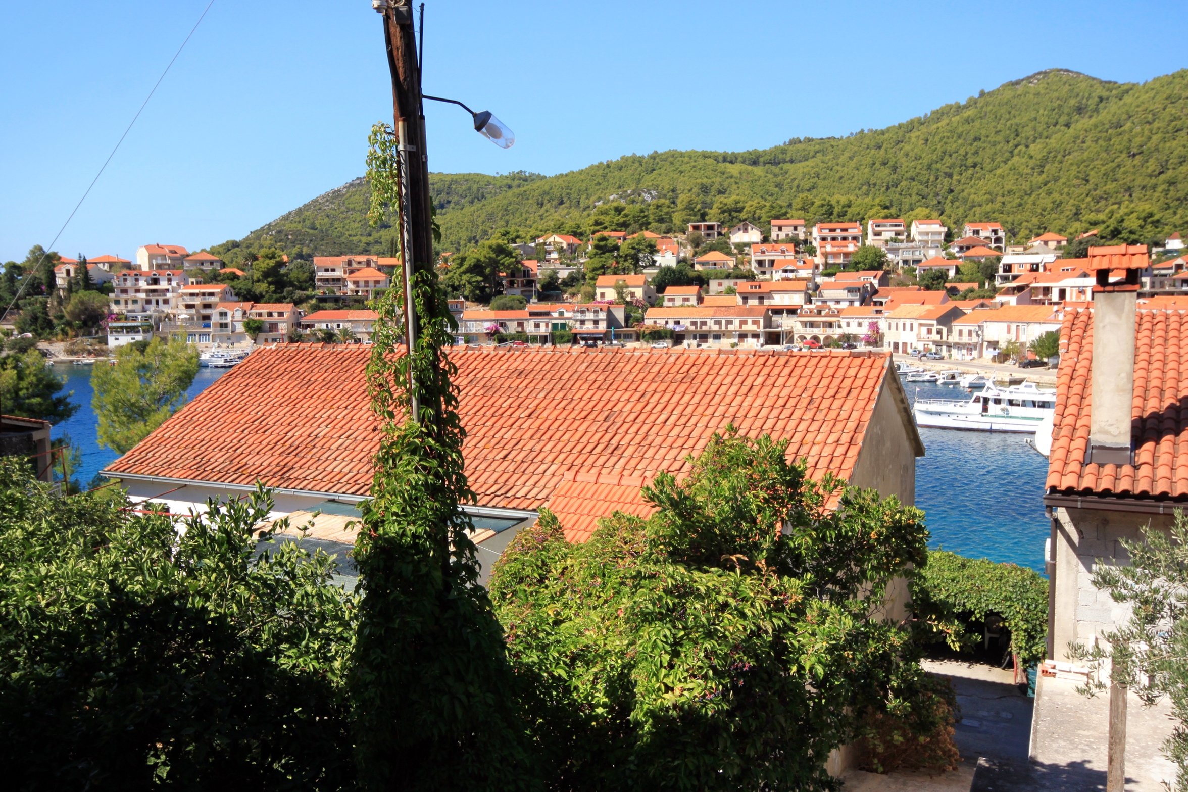 Three bedroom apartment near beach Brna, Korčula  A-f