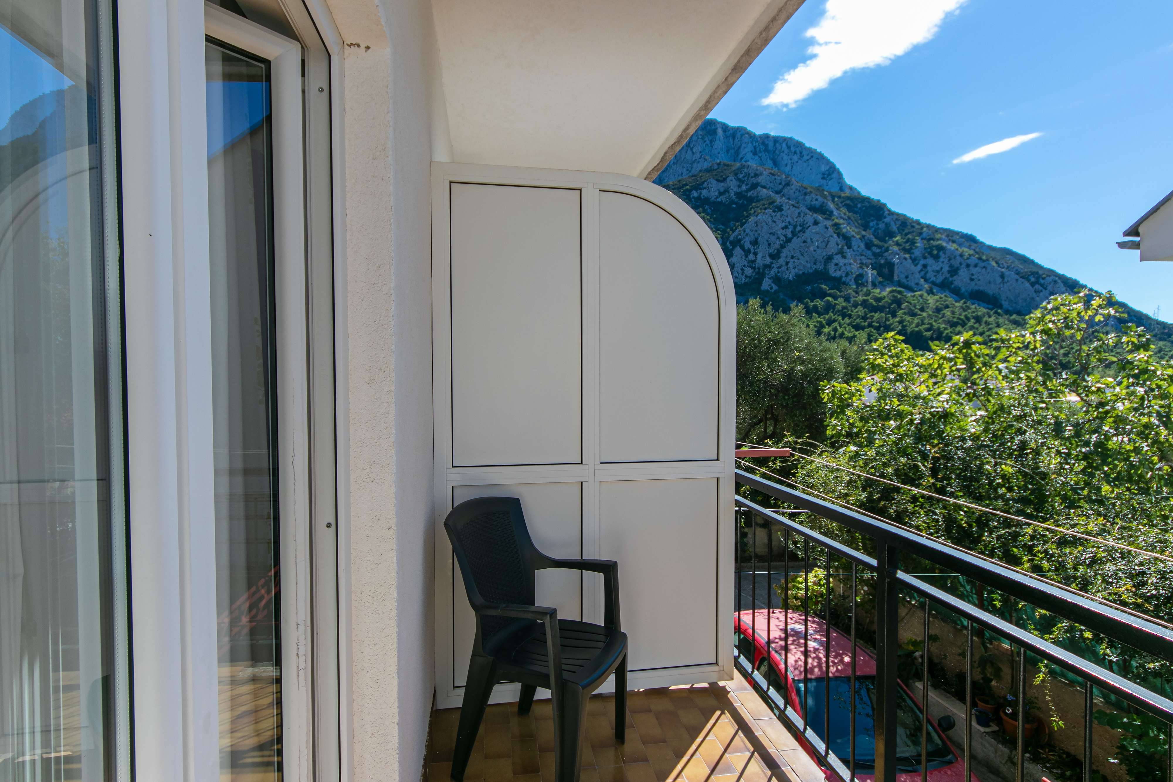Two bedroom apartment with balcony and sea view Gradac, Makarska  A-b