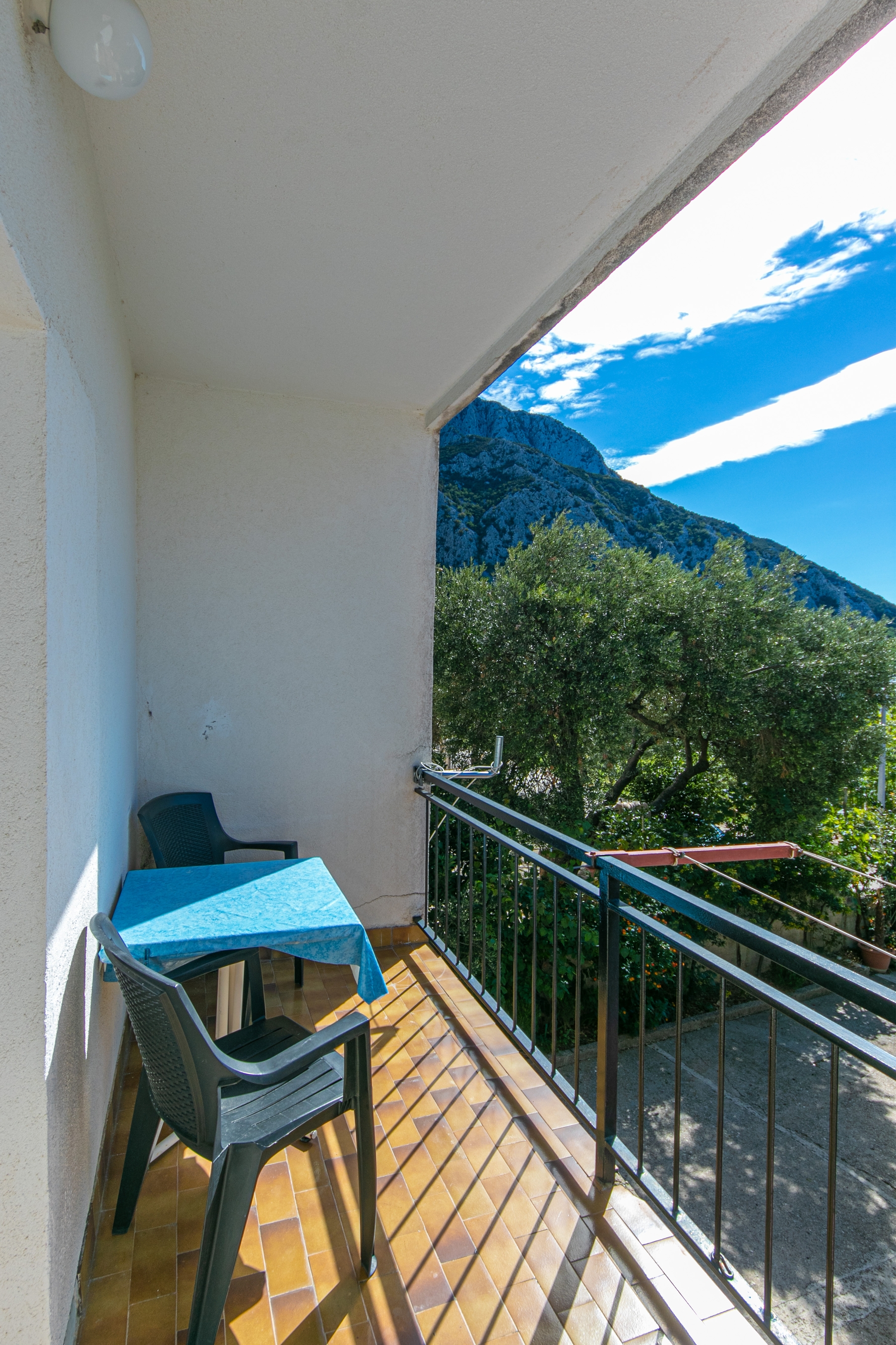Studio flat with balcony and sea view Gradac, Makarska  AS-b
