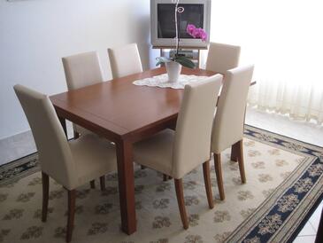 Jedilnica Zadar - Diklo, Jedilnica v nastanitvi vrste apartment, dostopna klima in WiFi.