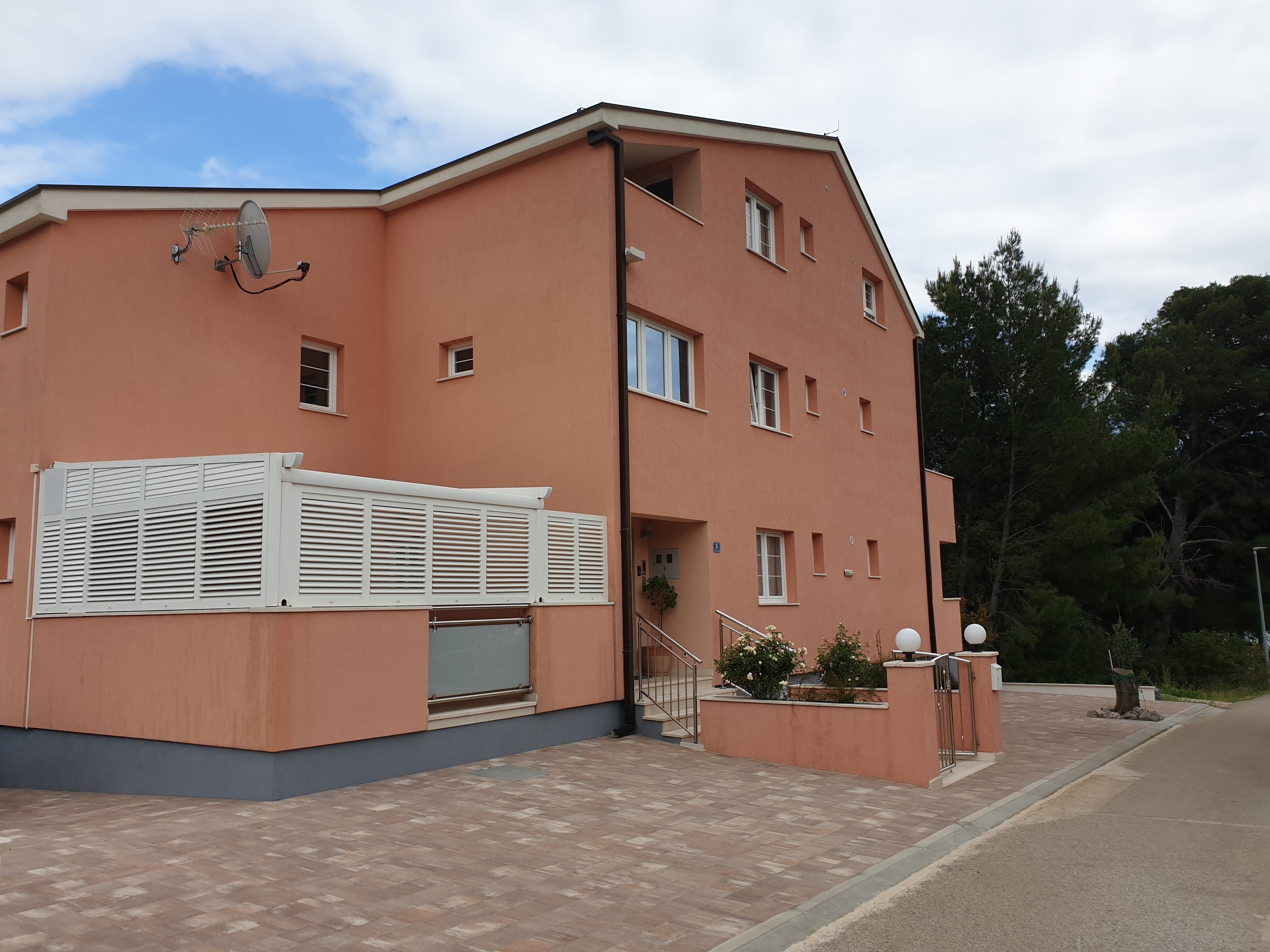 One bedroom apartment with balcony Orebić, Pelješac (A-14767-a)