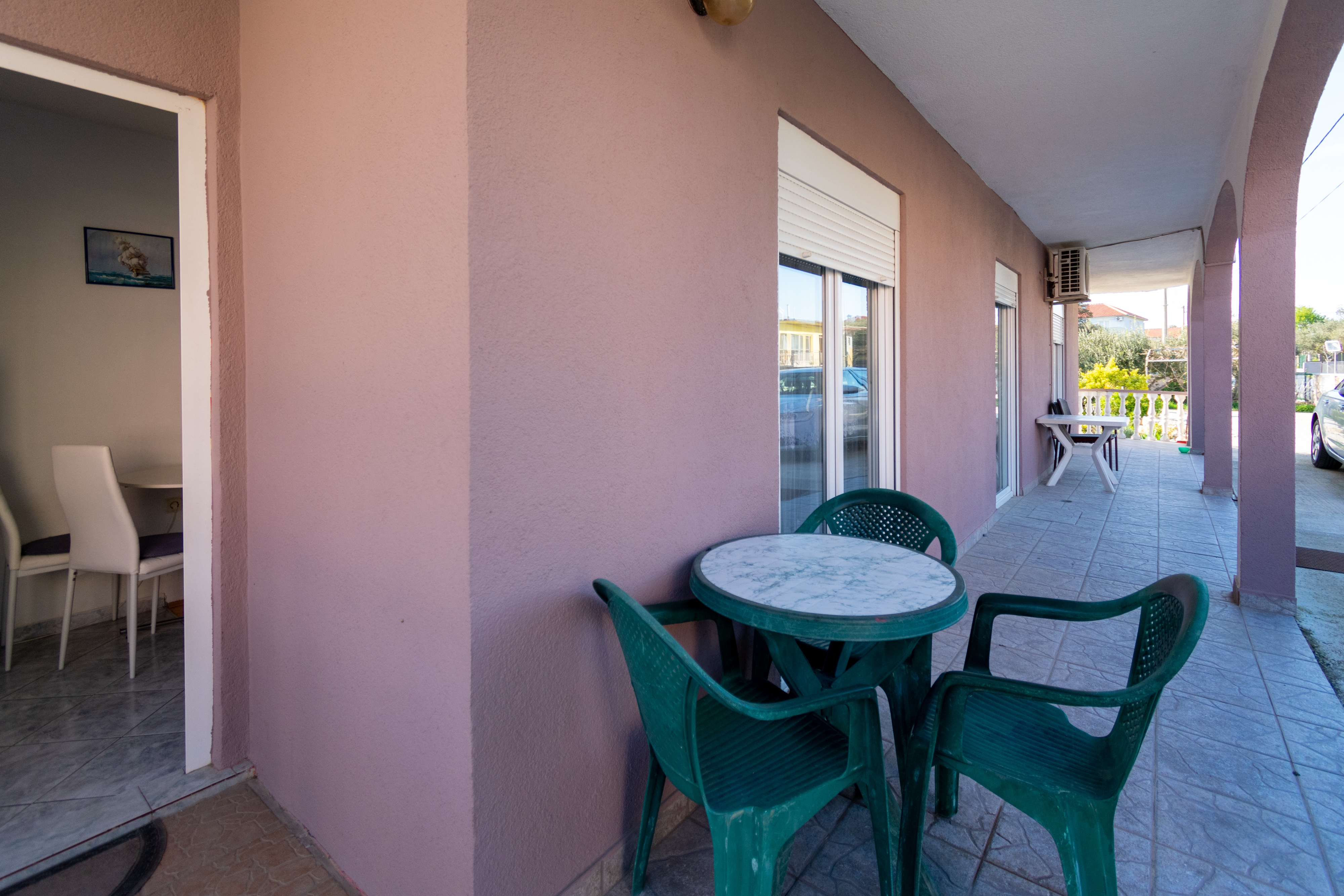 One bedroom apartment with terrace Bibinje, Zadar  A-c