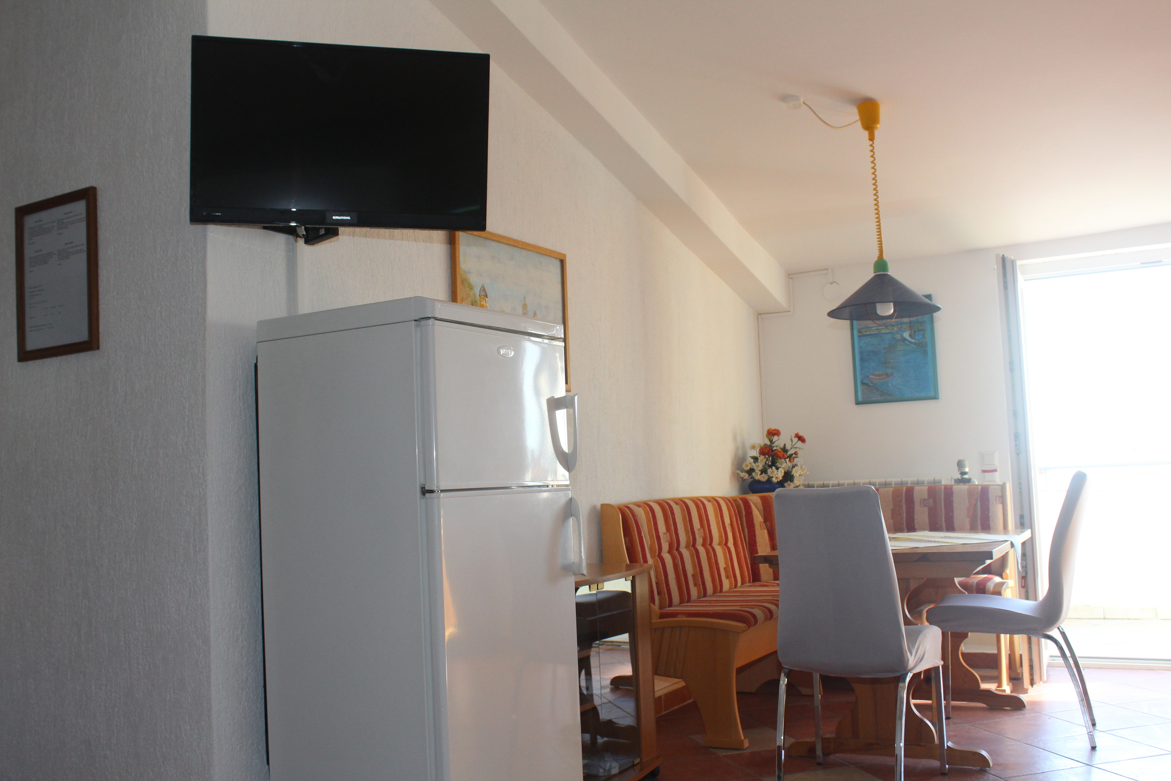 Two bedroom apartment with terrace and sea view Rab  A-a
