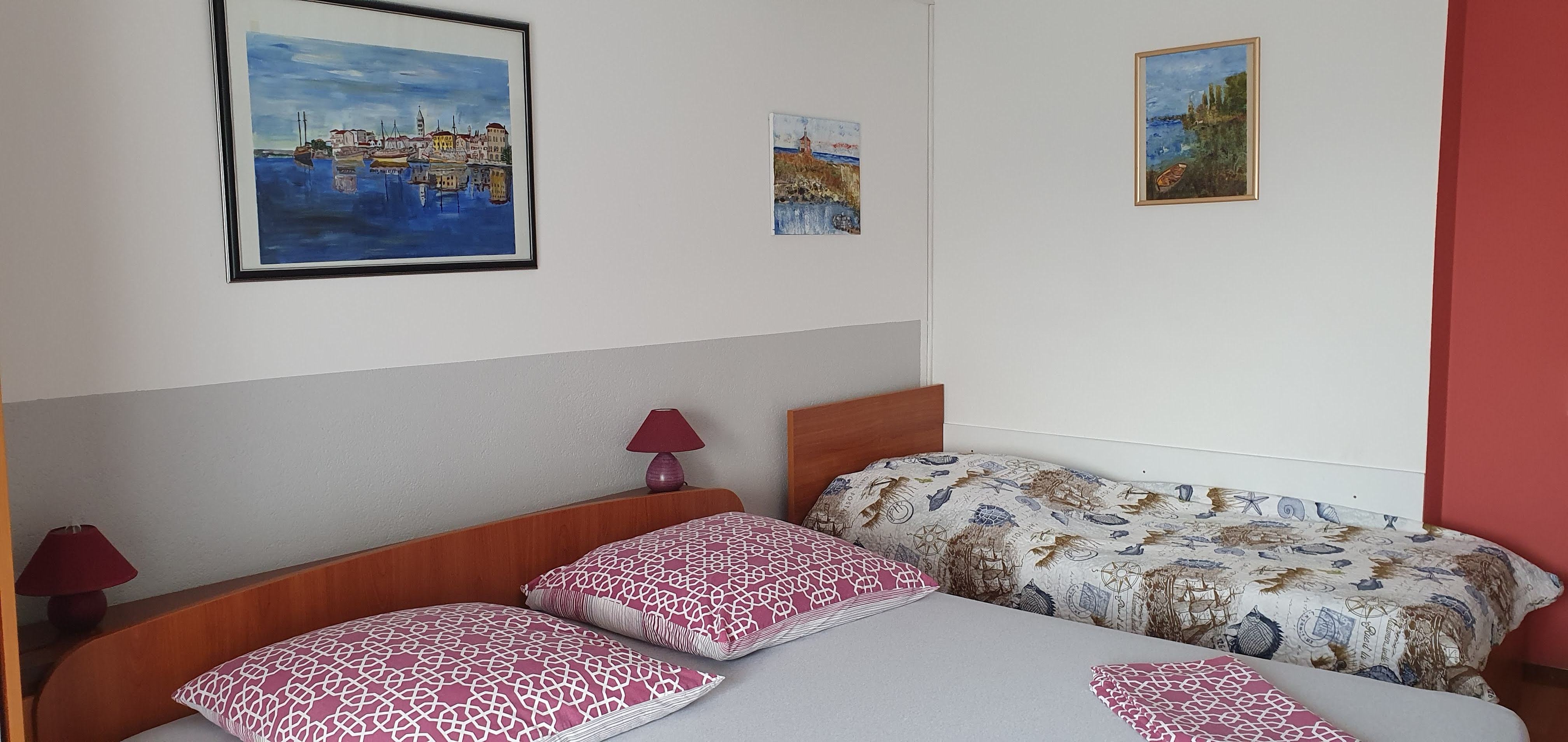 One bedroom apartment with terrace and sea view Rab  A-c