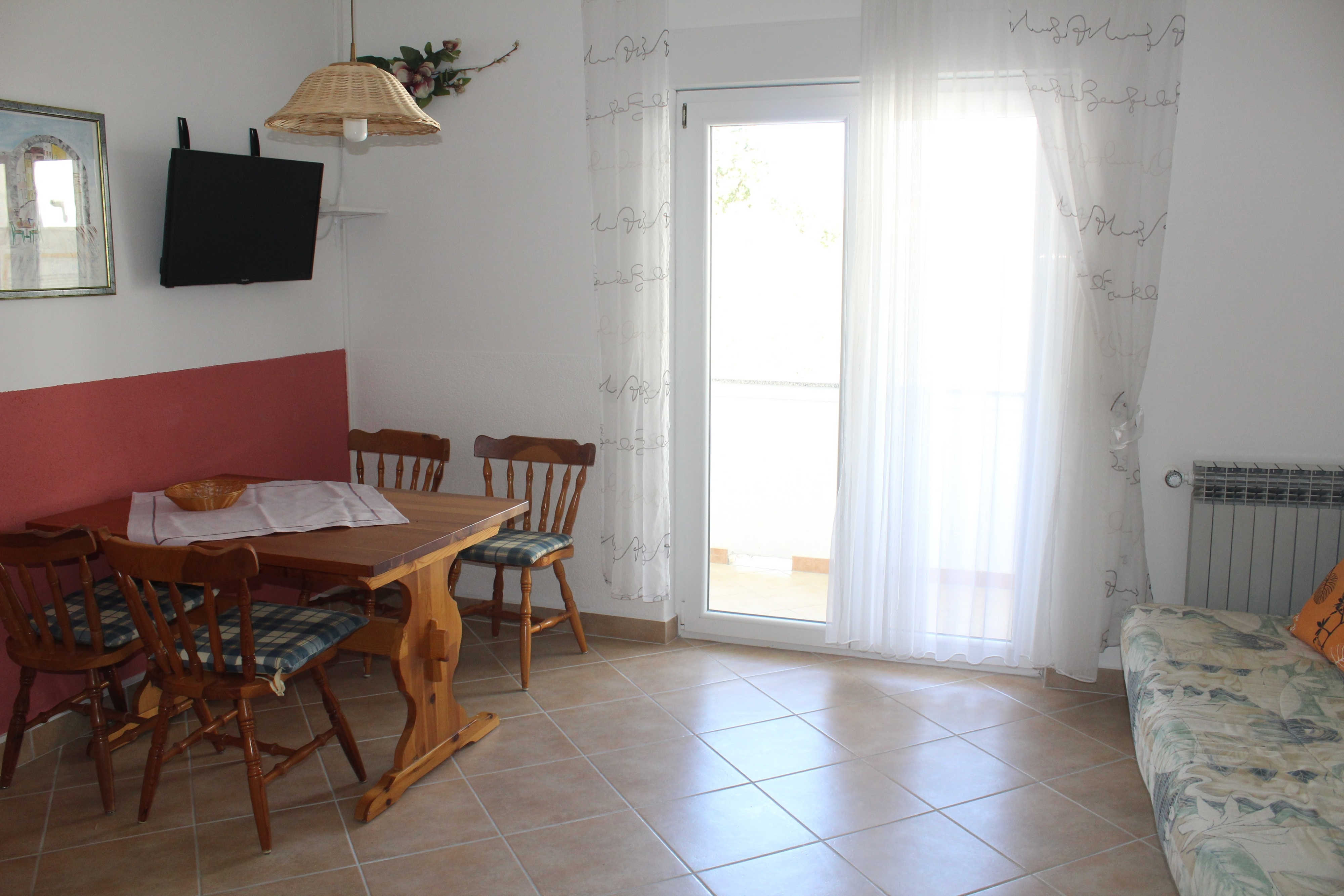 One bedroom apartment with terrace and sea view Rab  A-c