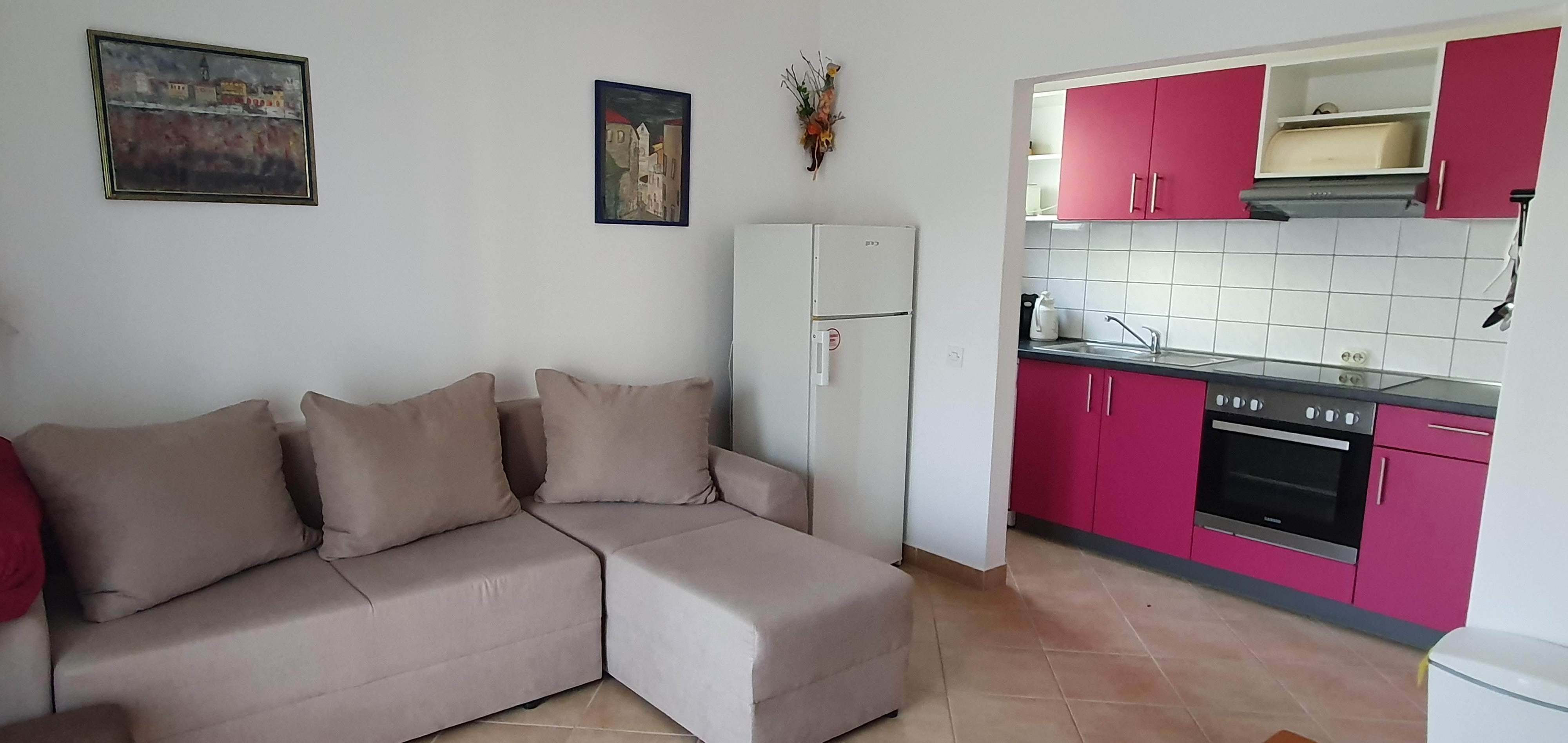 One bedroom apartment with terrace and sea view Rab  A-c