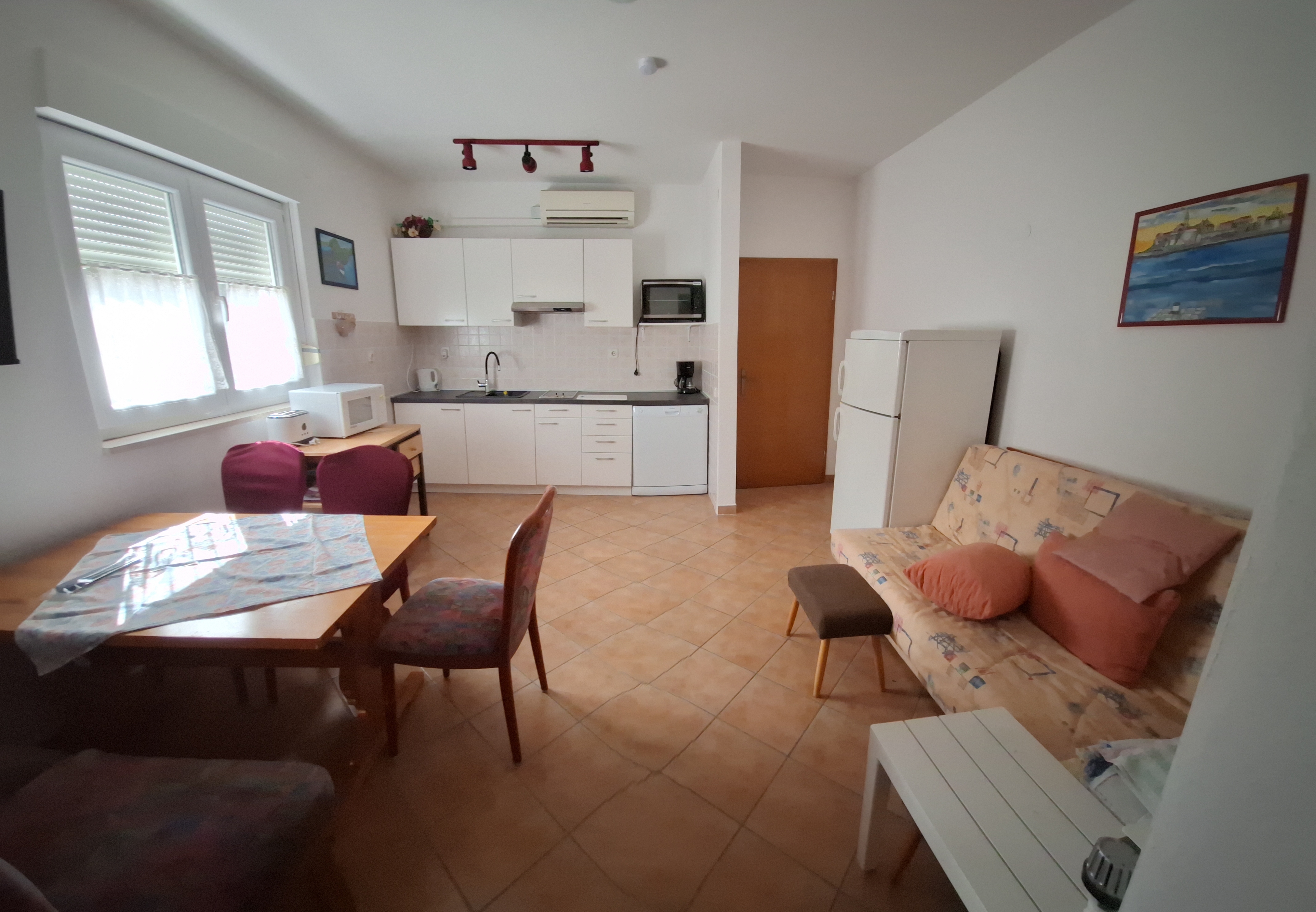 Two bedroom apartment with balcony Rab  A-d