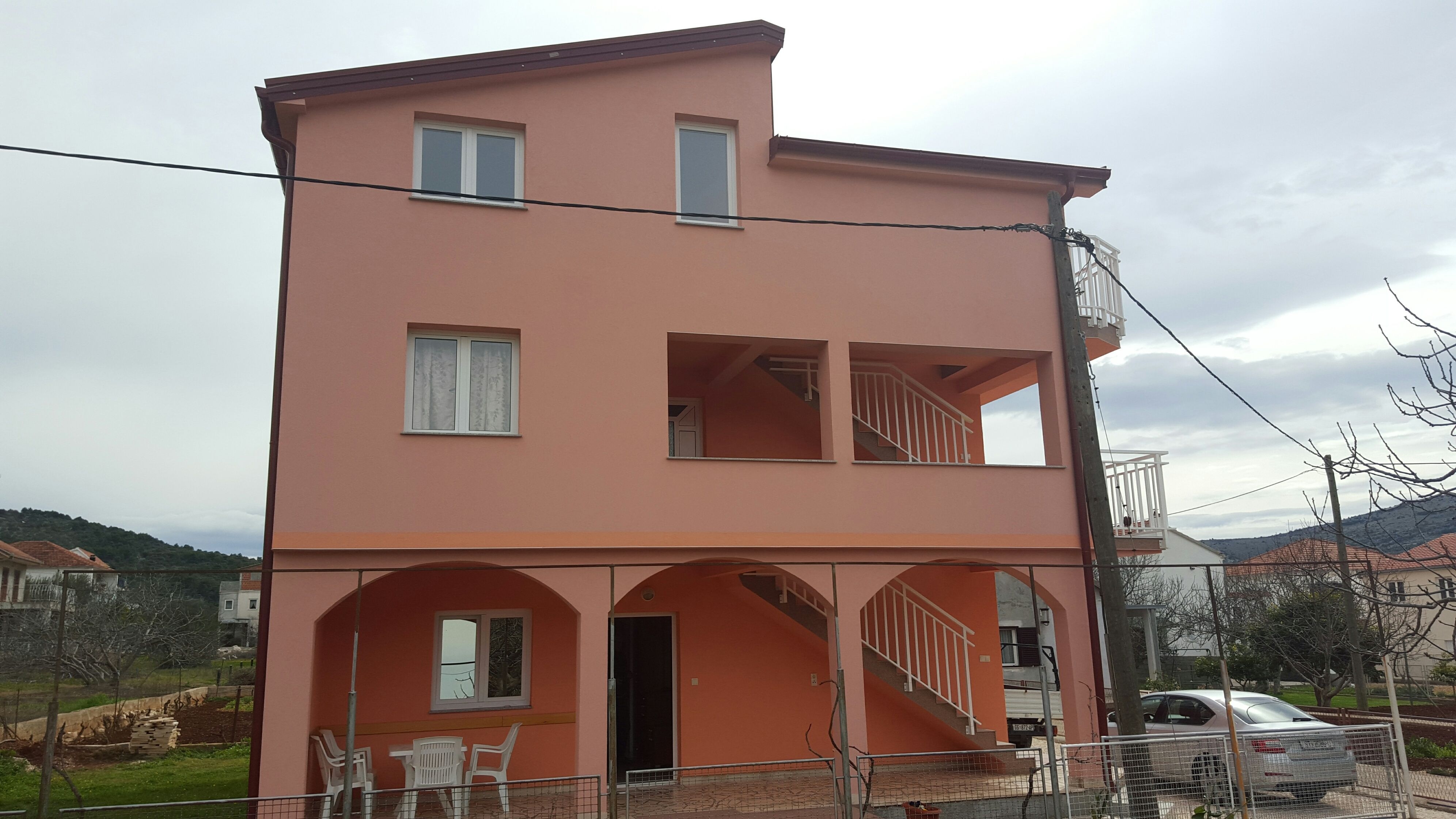 Two bedroom apartment with terrace Poljica, Trogir (A-14803-a)