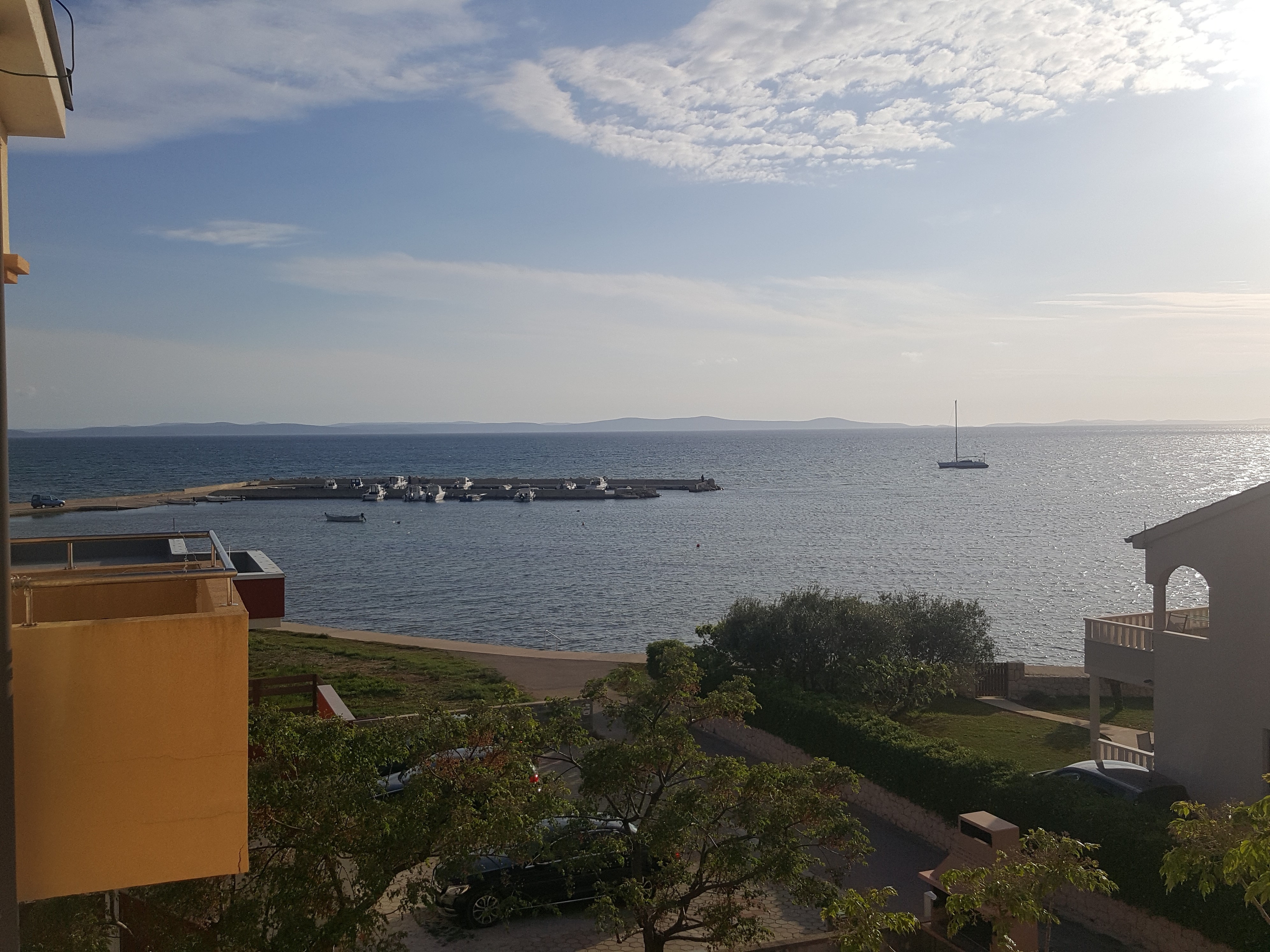 Studio flat with balcony and sea view Privlaka, Zadar  AS-a