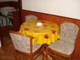 Lokva Rogoznica, Comedor in the apartment, air condition available y WiFi.