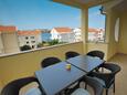 Stara Novalja, Terrace in the apartment, with a sea view and WiFi.