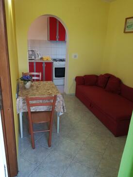 Kampor, Obývací pokoj v ubytování typu apartment, domácí mazlíčci povoleni a WiFi.