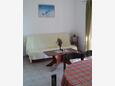 Living room Skozanje, Living room in the apartment, (pet friendly) and WiFi.