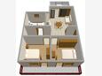 Prižba, План в размещении типа apartment, WiFi.