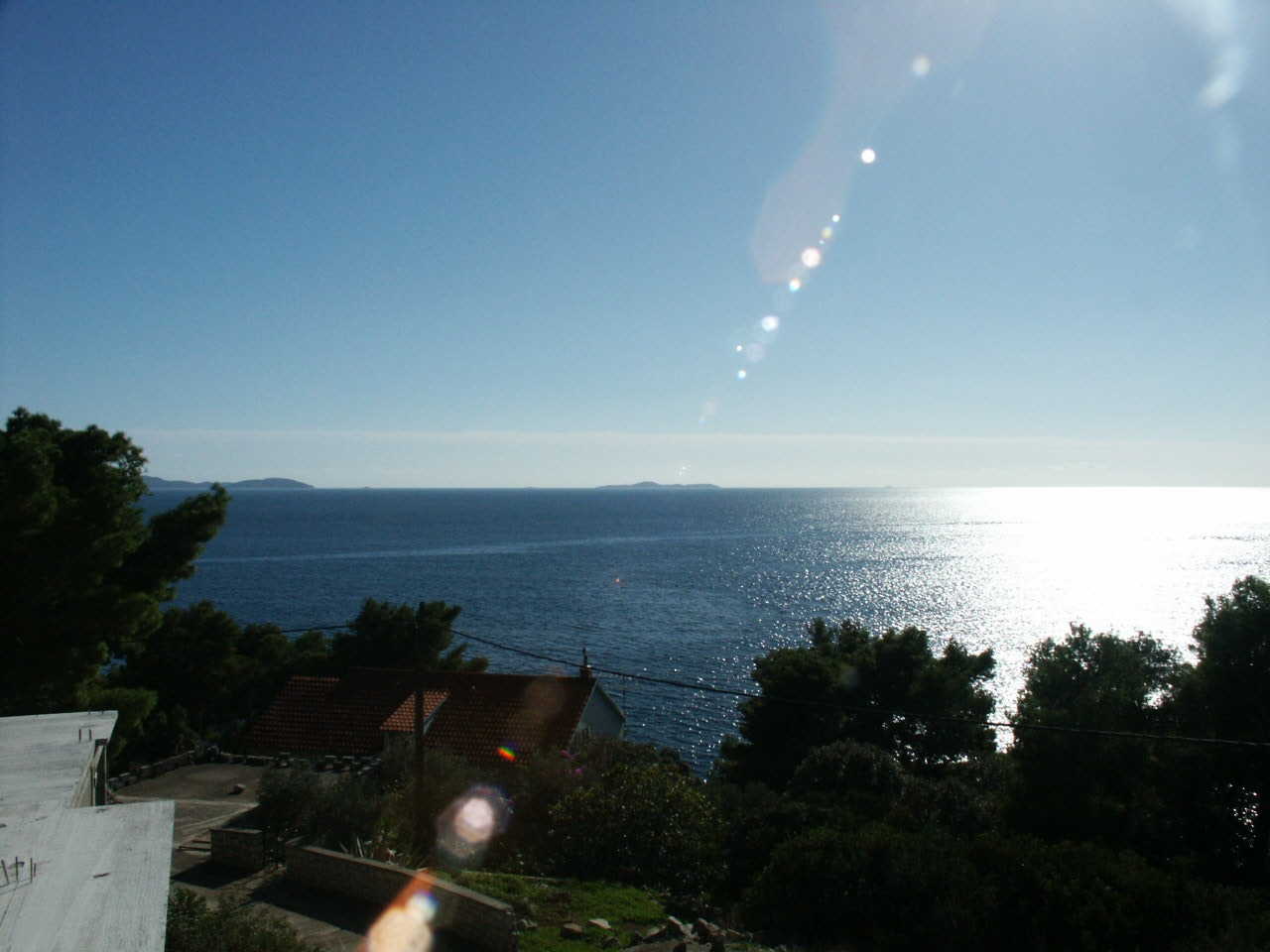 Two bedroom apartment with terrace and sea view Prižba, Korčula  A-b