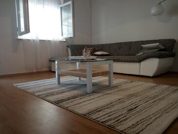 Dnevna soba Zadar, Dnevna soba v nastanitvi vrste apartment, dostopna klima in WiFi.