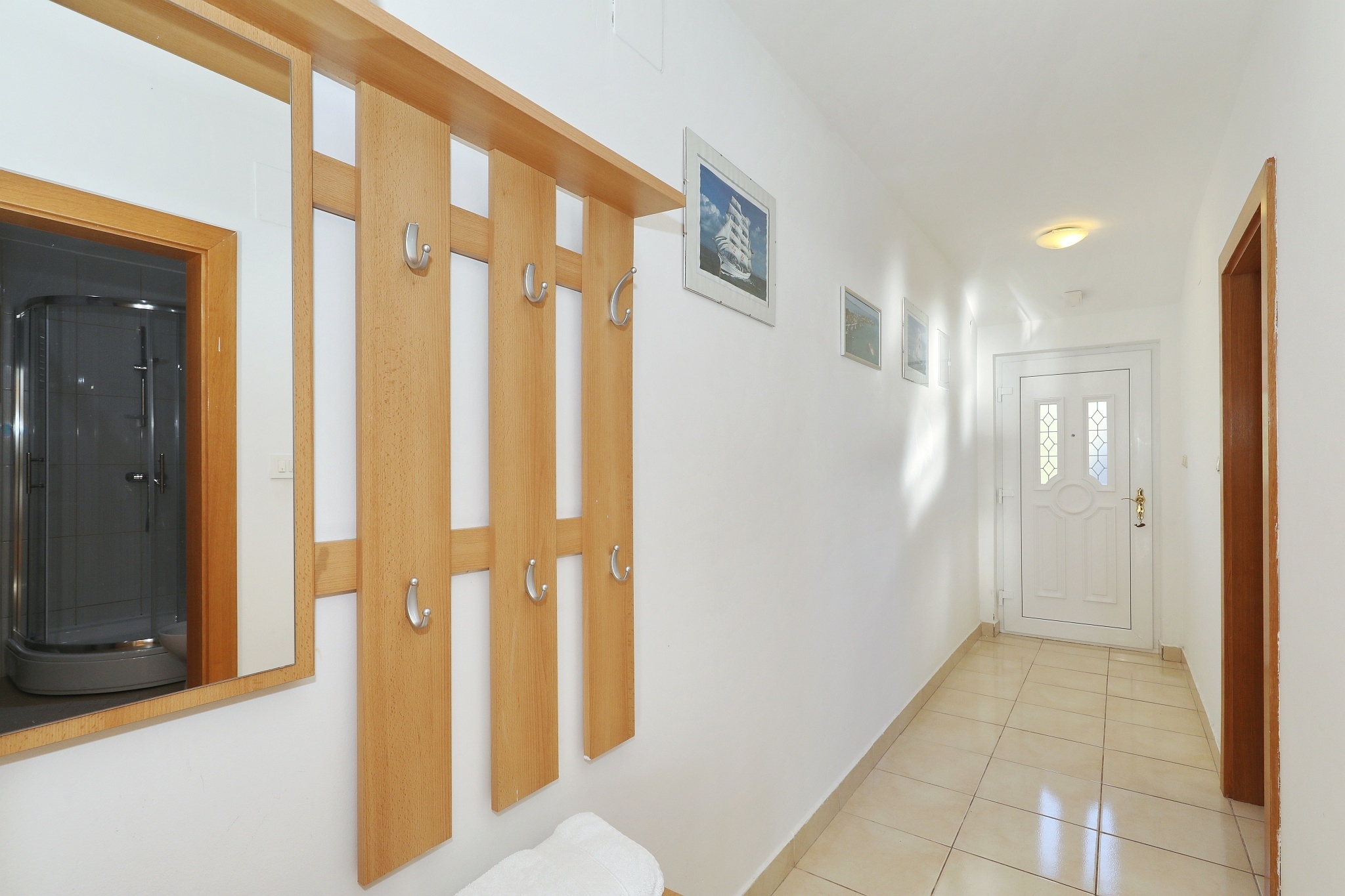 One bedroom apartment with terrace and sea view Sukošan, Zadar  A-a