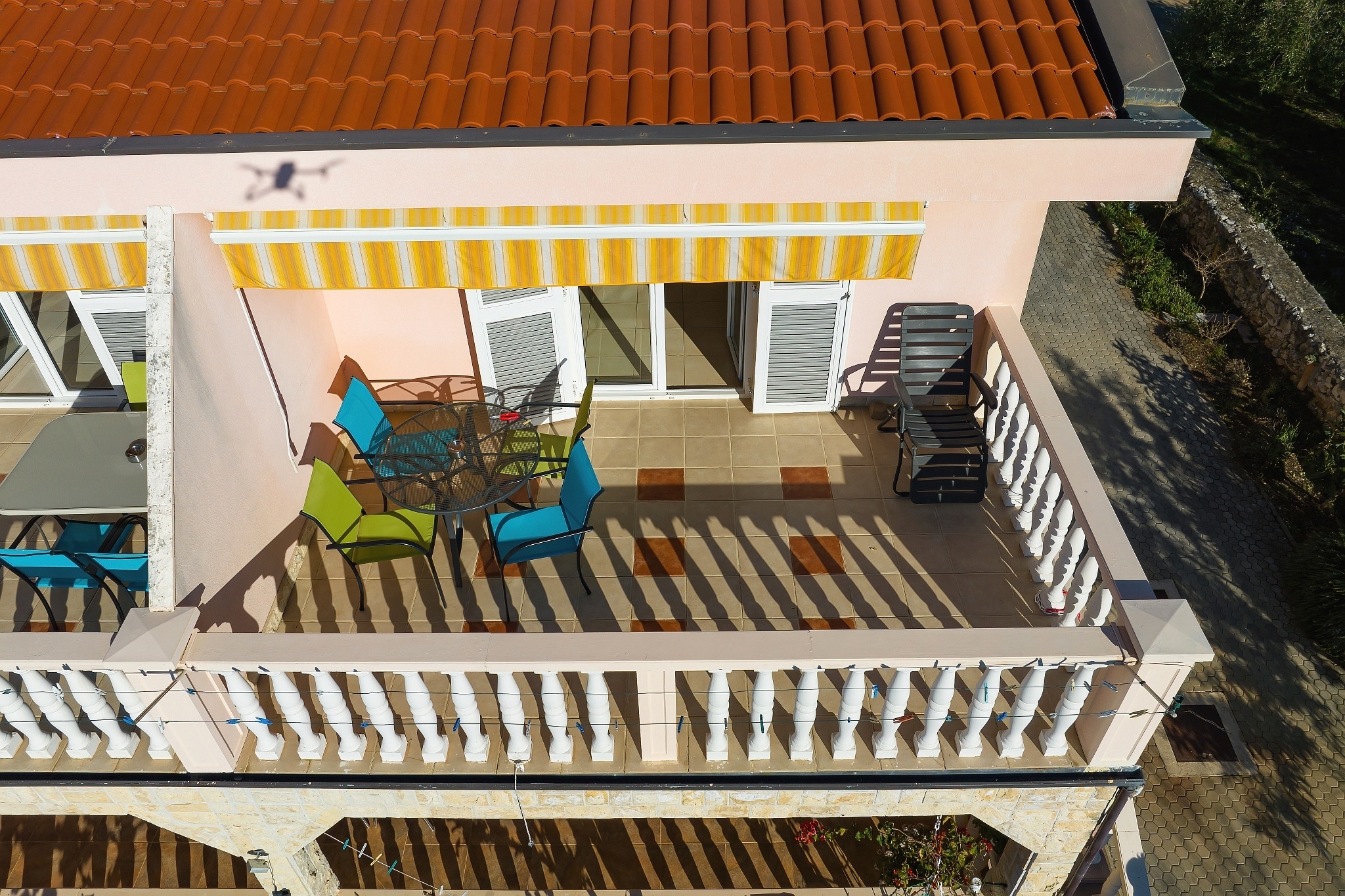 One bedroom apartment with terrace and sea view Sukošan, Zadar  A-a