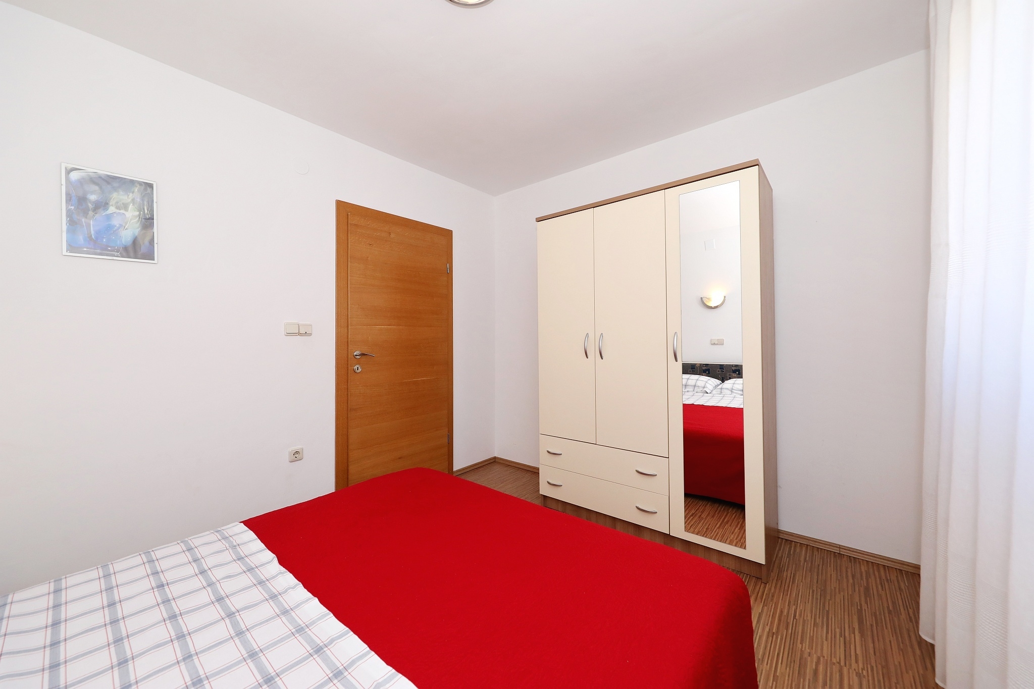 One bedroom apartment with terrace and sea view Sukošan, Zadar  A-b