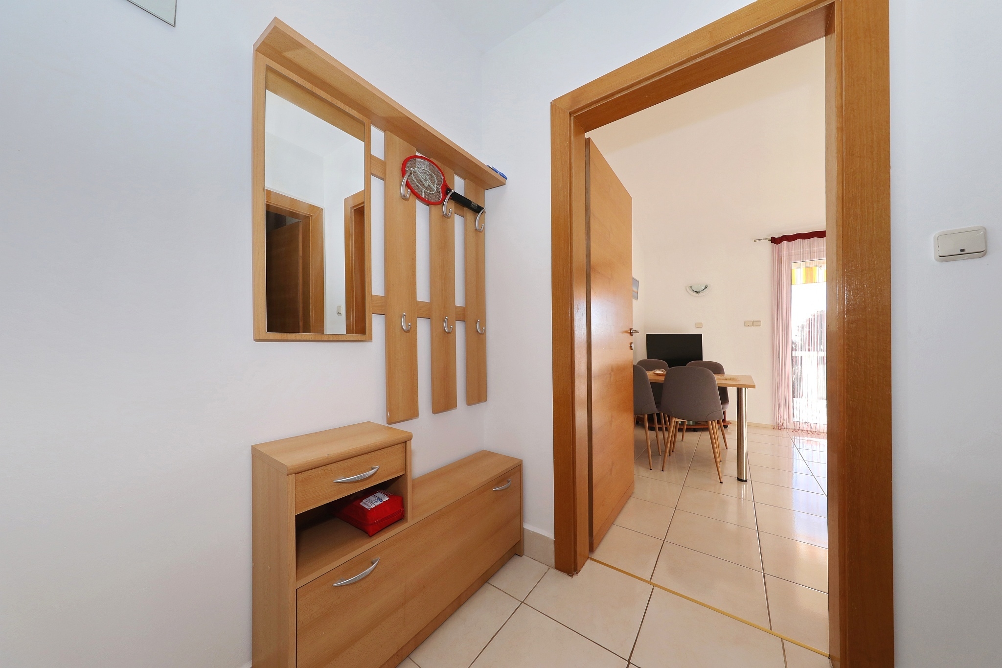 One bedroom apartment with terrace and sea view Sukošan, Zadar  A-b