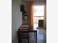 Dining room Hvar, Dining room in the studio-apartment, air condition available, (pet friendly) and WiFi.