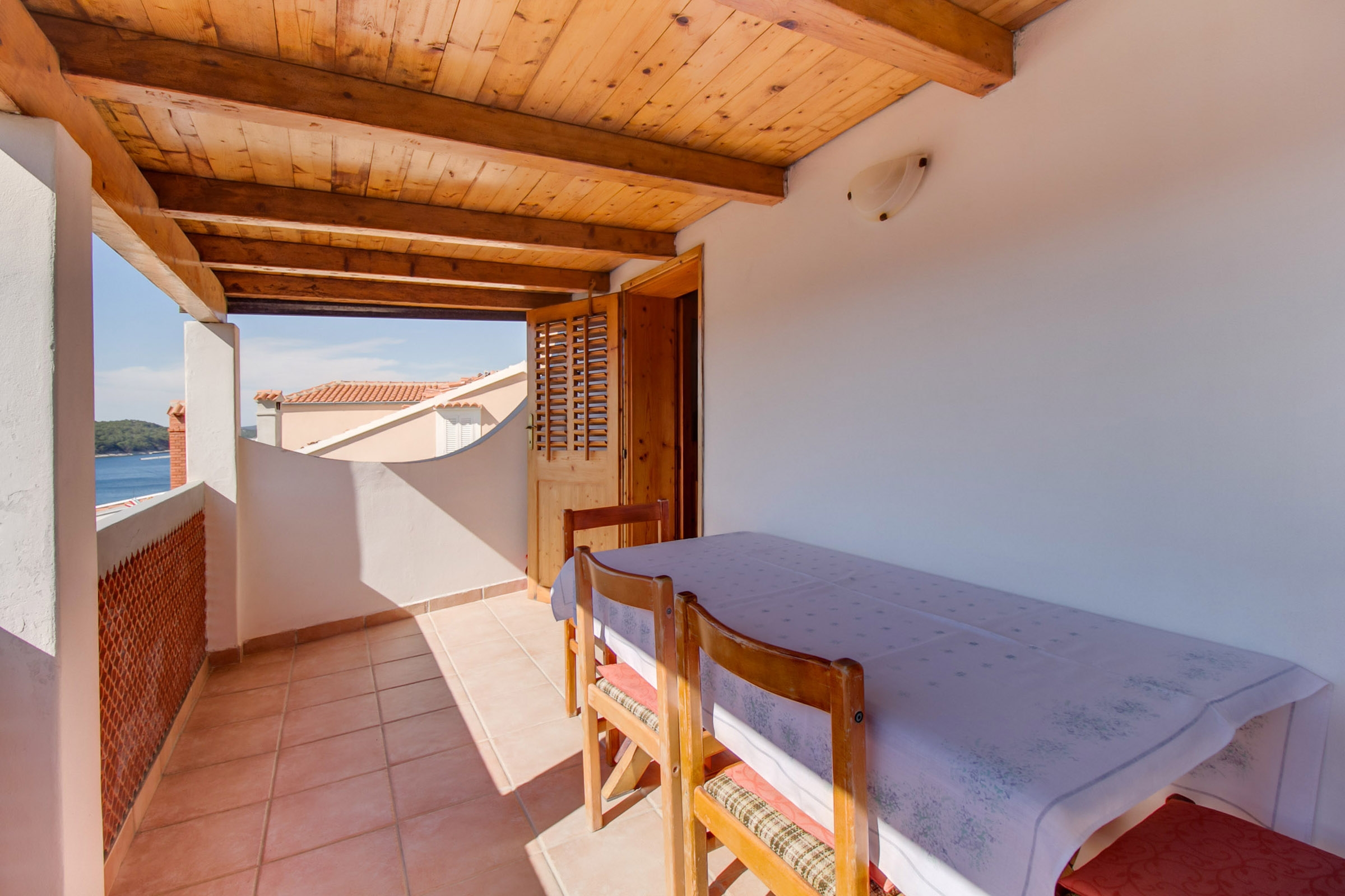 One bedroom apartment with balcony and sea view Mali Lošinj, Lošinj  A-a