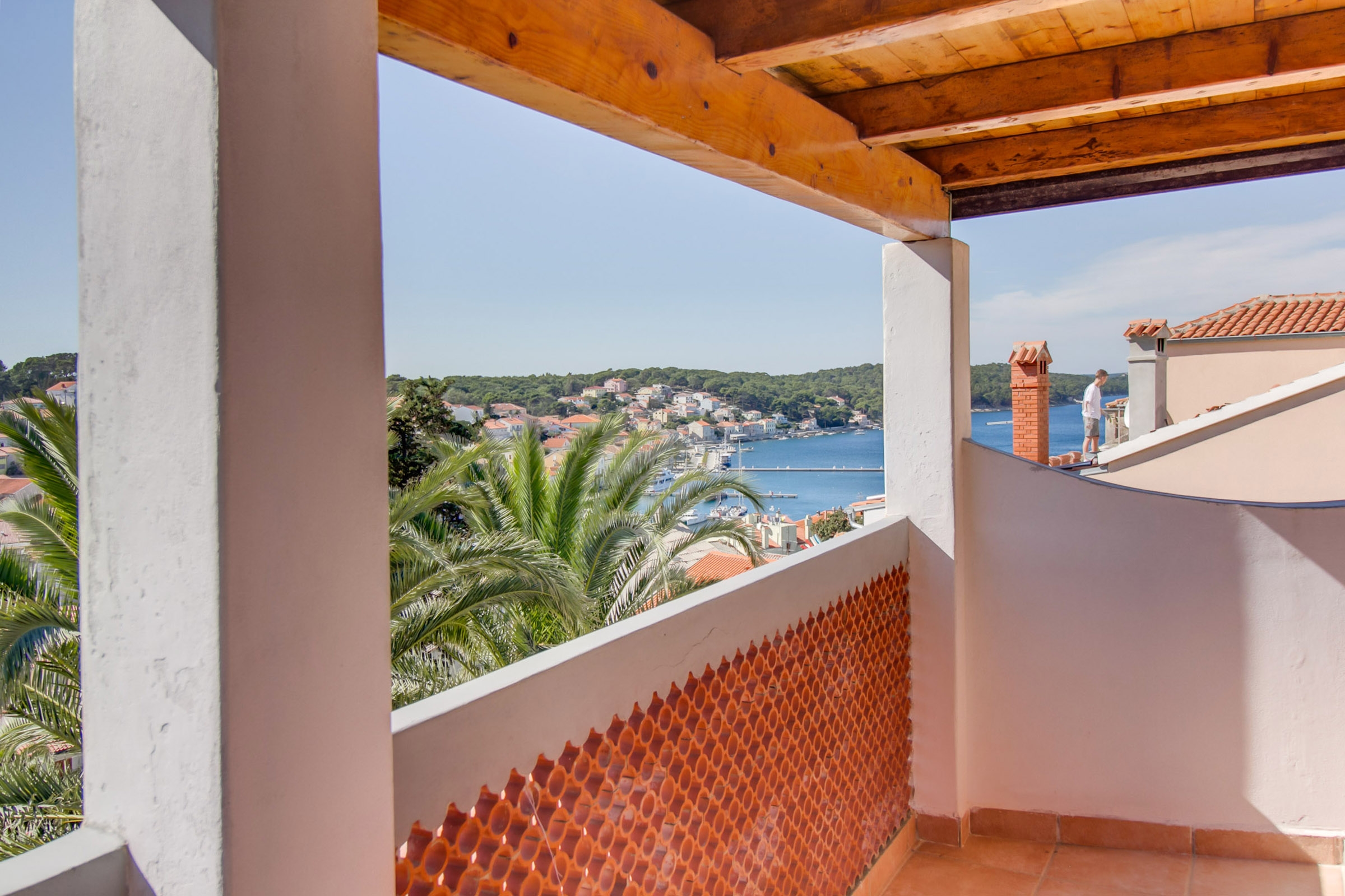 One bedroom apartment with balcony and sea view Mali Lošinj, Lošinj  A-a