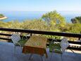 Žukova, Terrace in the apartment, with a sea view, (pet friendly) and WiFi.