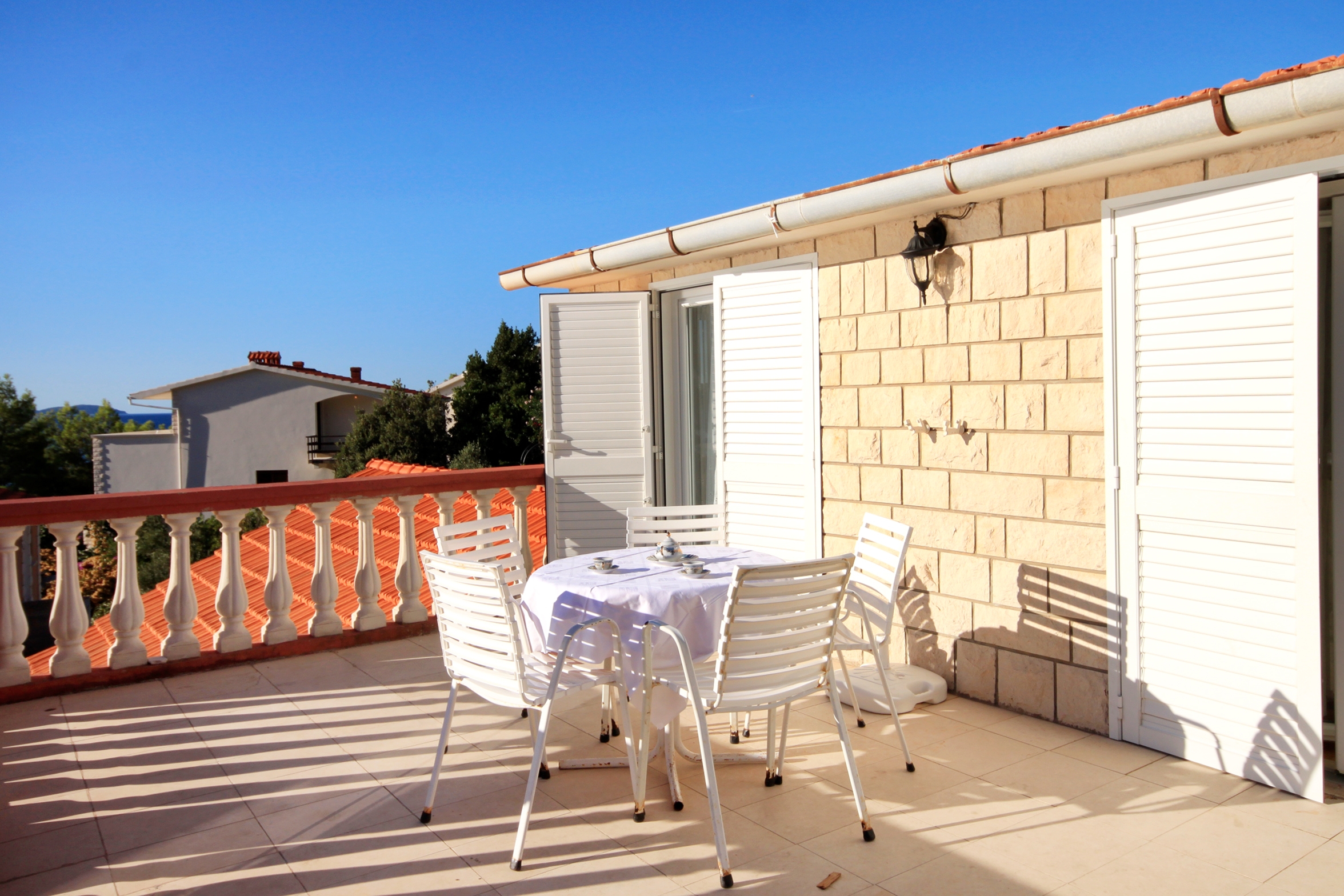 Two bedroom apartment near beach Prižba, Korčula  A-b