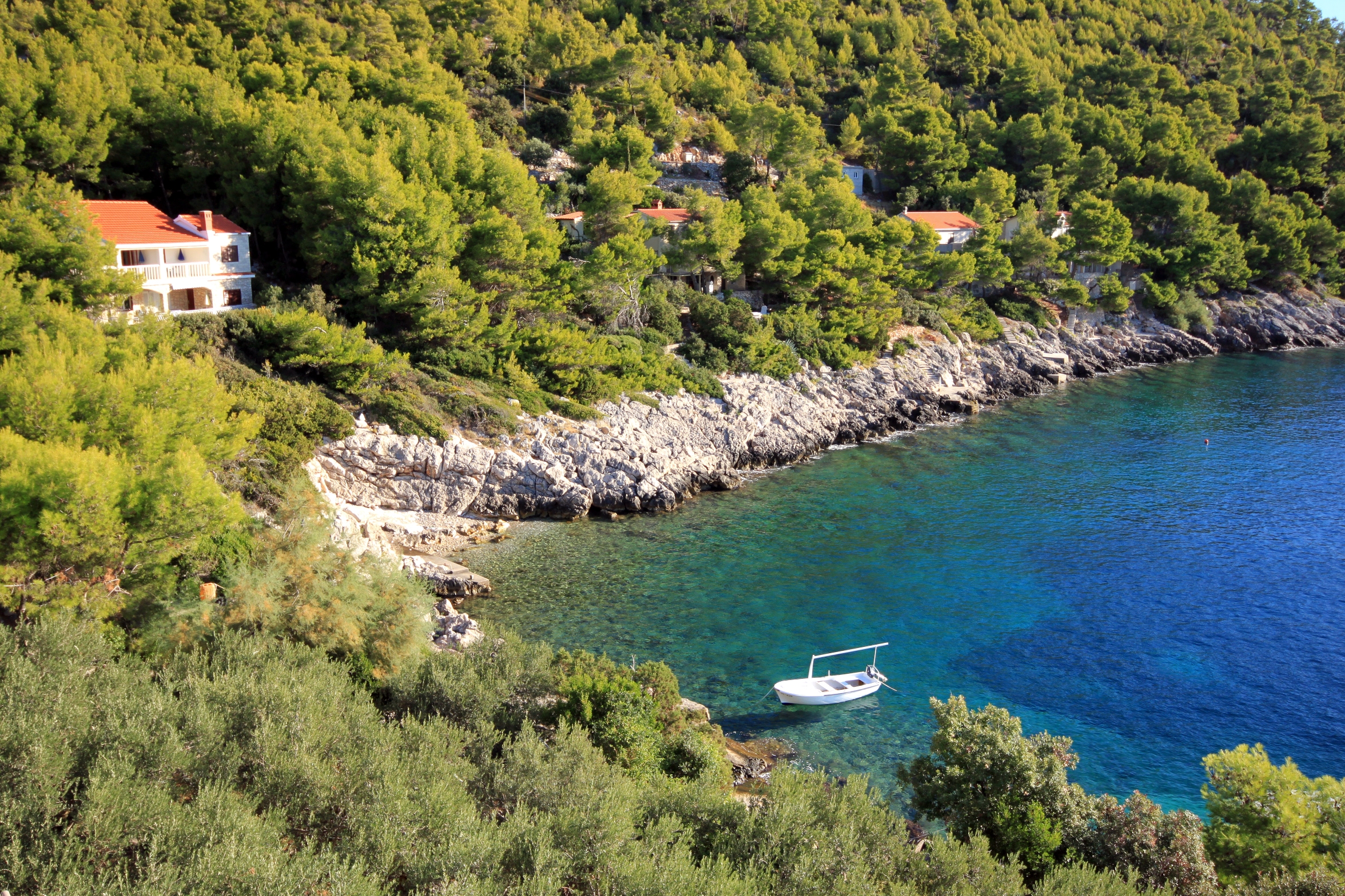 Two bedroom apartment near beach Prižba, Korčula  A-b