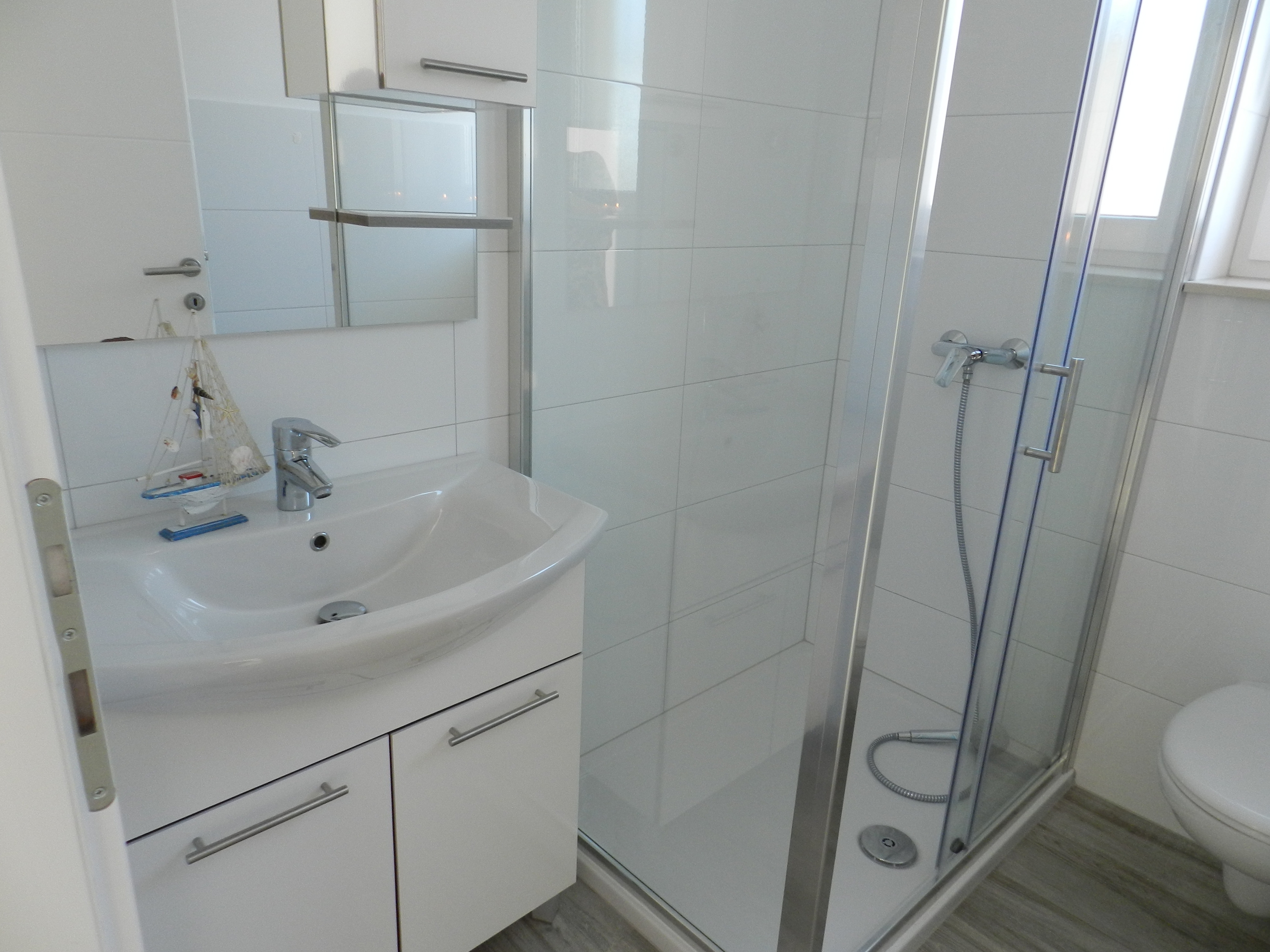 Three bedroom apartment with balcony and sea view Baška Voda, Makarska  A-a