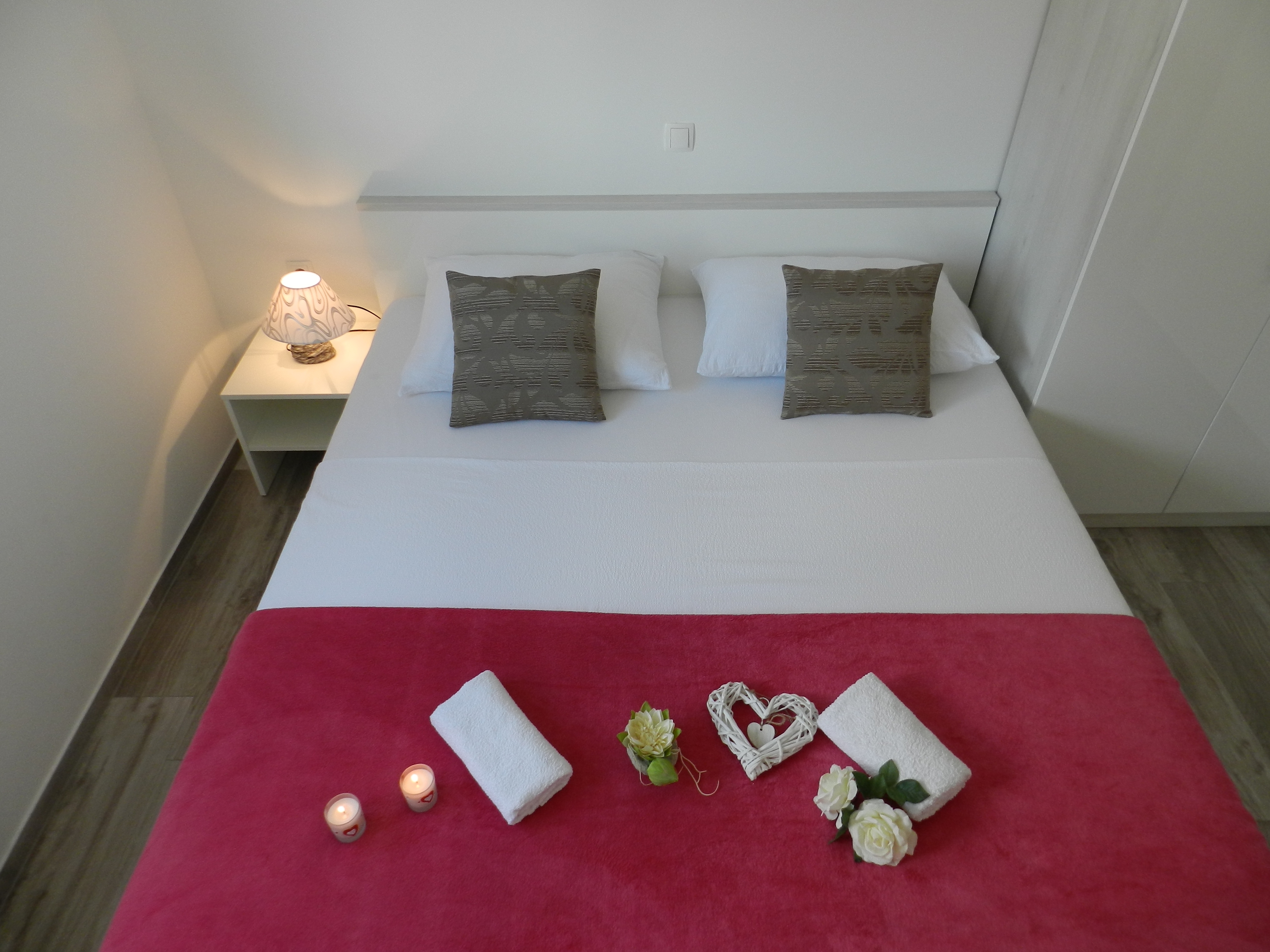 Three bedroom apartment with balcony and sea view Baška Voda, Makarska  A-a