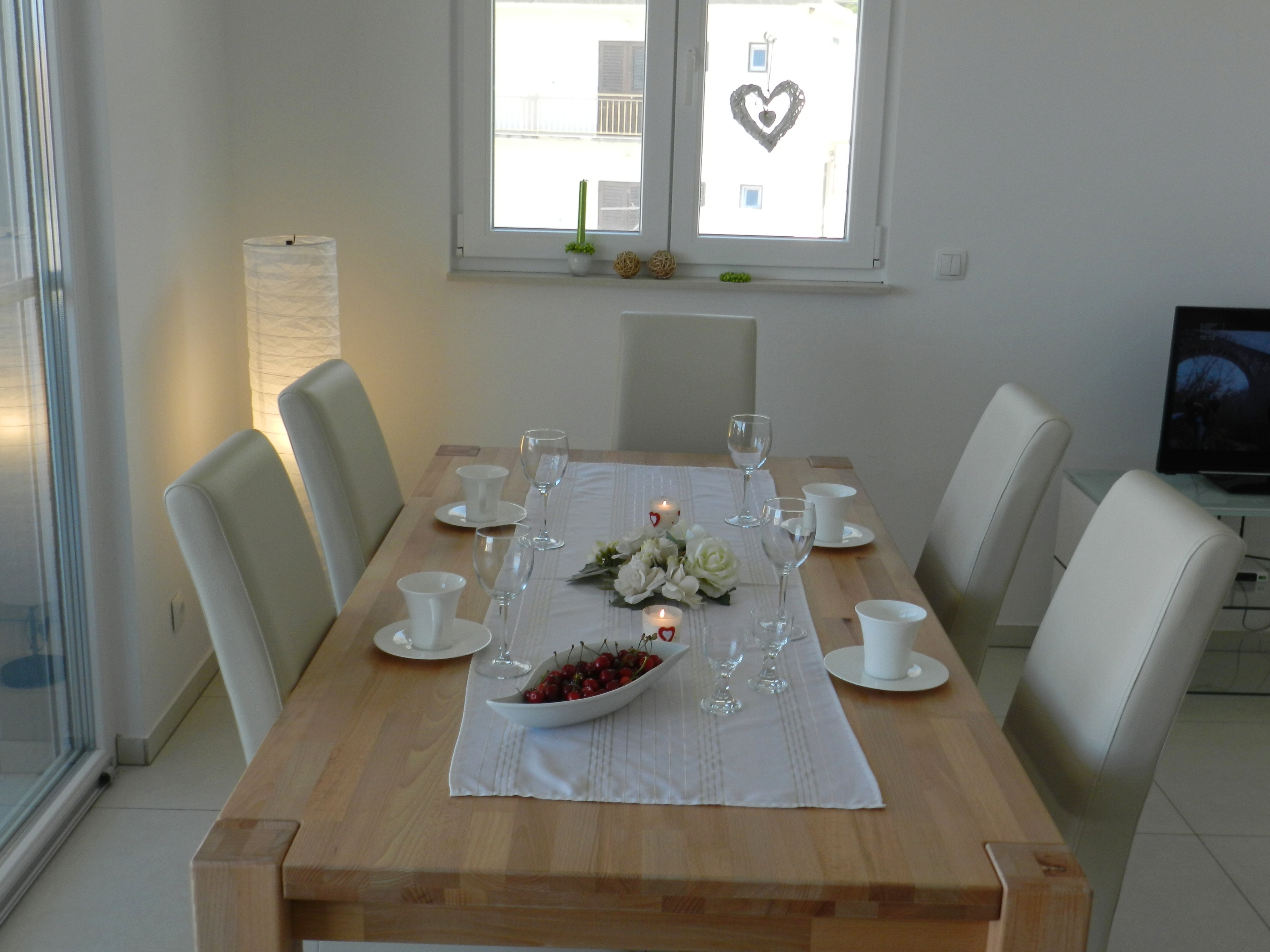 Three bedroom apartment with balcony and sea view Baška Voda, Makarska  A-a