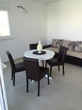 Dnevna soba Baška Voda, Dnevna soba v nastanitvi vrste apartment, dostopna klima in WiFi.