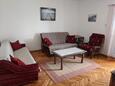 Selce, Obývací pokoj v ubytování typu apartment, s klimatizací a WiFi.