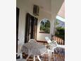 Terrace Punat, Terrace in the apartment, with a sea view and WiFi.