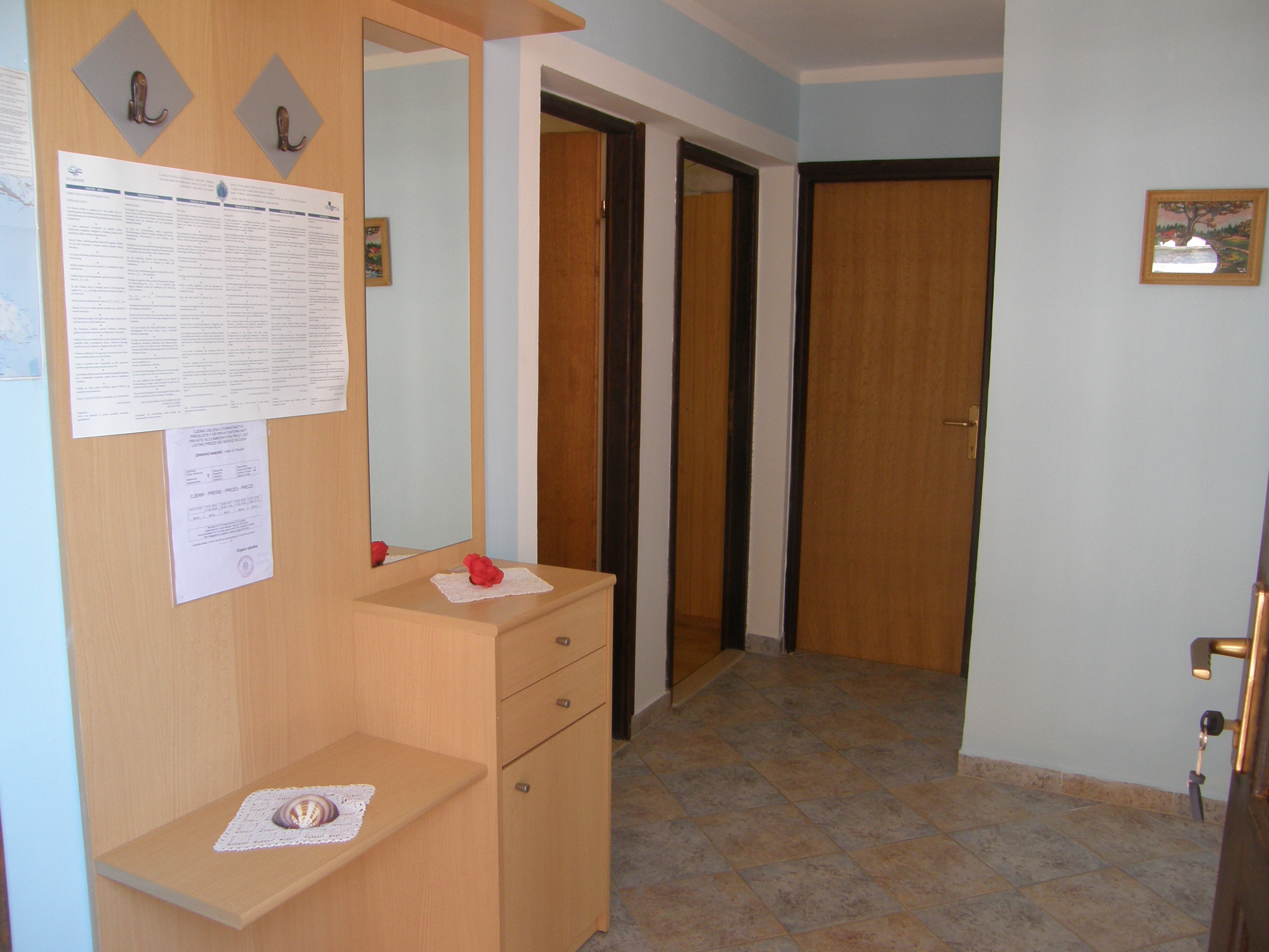 Two bedroom apartment with terrace and sea view Pinezići, Krk  A-b