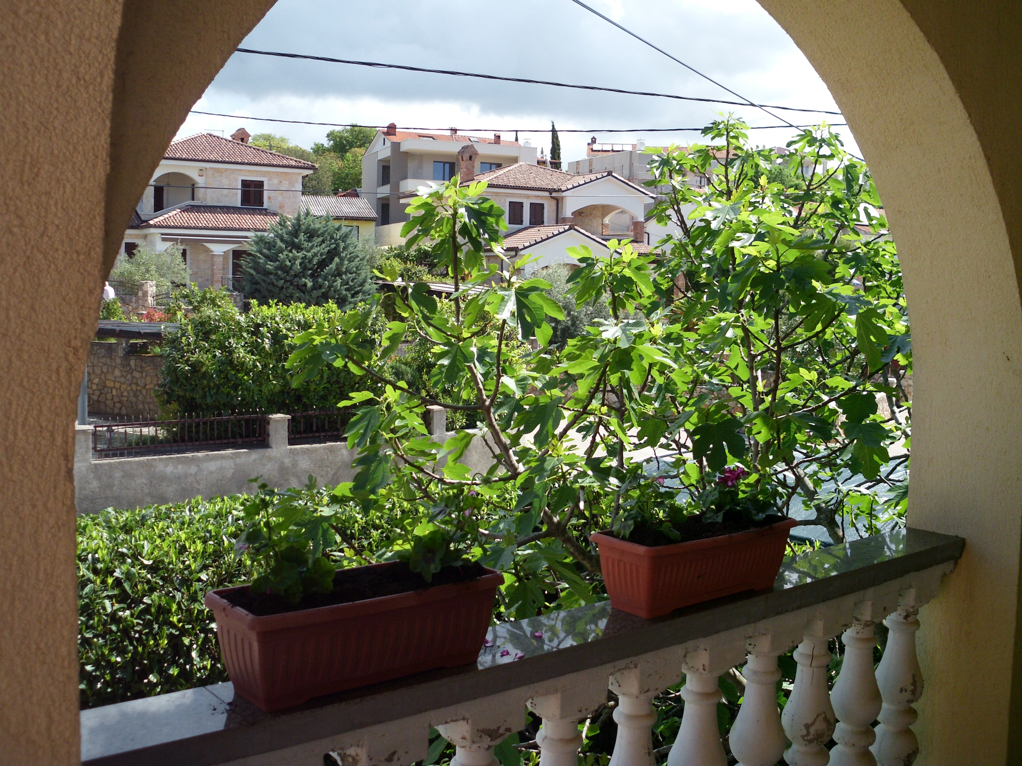 Two bedroom apartment with terrace and sea view Pinezići, Krk  A-b