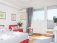 Ložnice Zagreb, Ložnice v ubytování typu apartment, s klimatizací a WiFi.