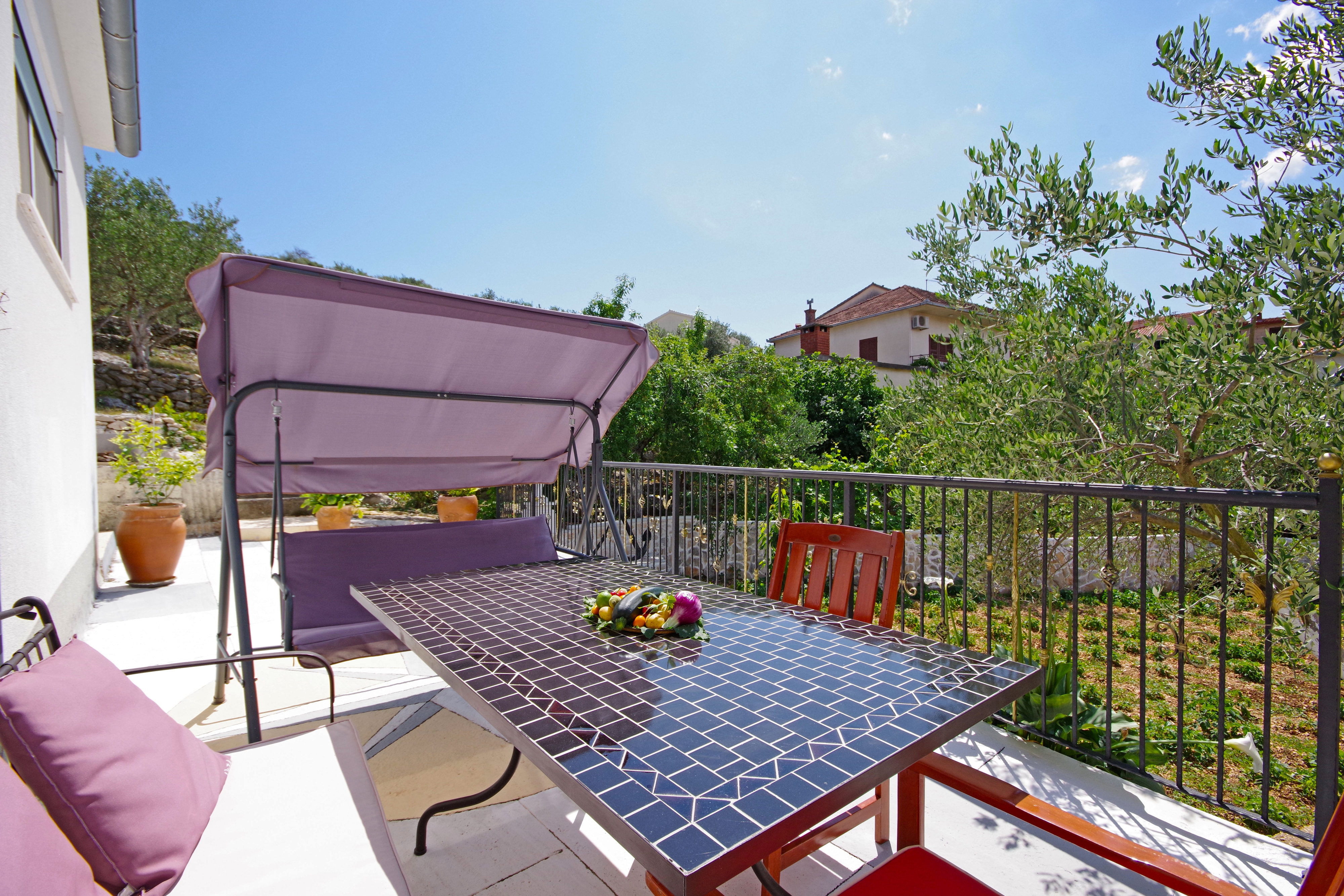 One bedroom house with terrace Trogir  K