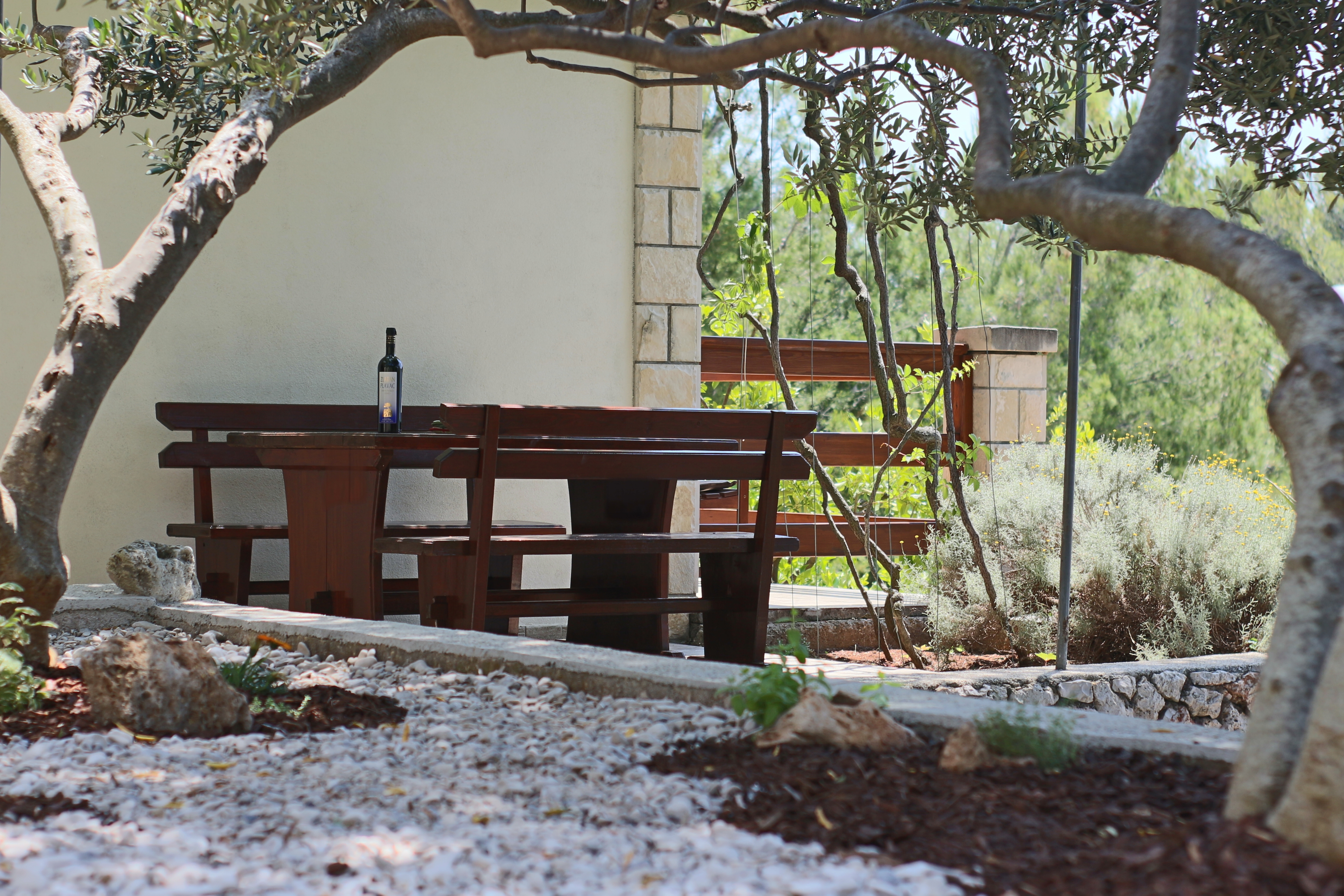 Two bedroom apartment with terrace and sea view Zavala, Hvar  A-a