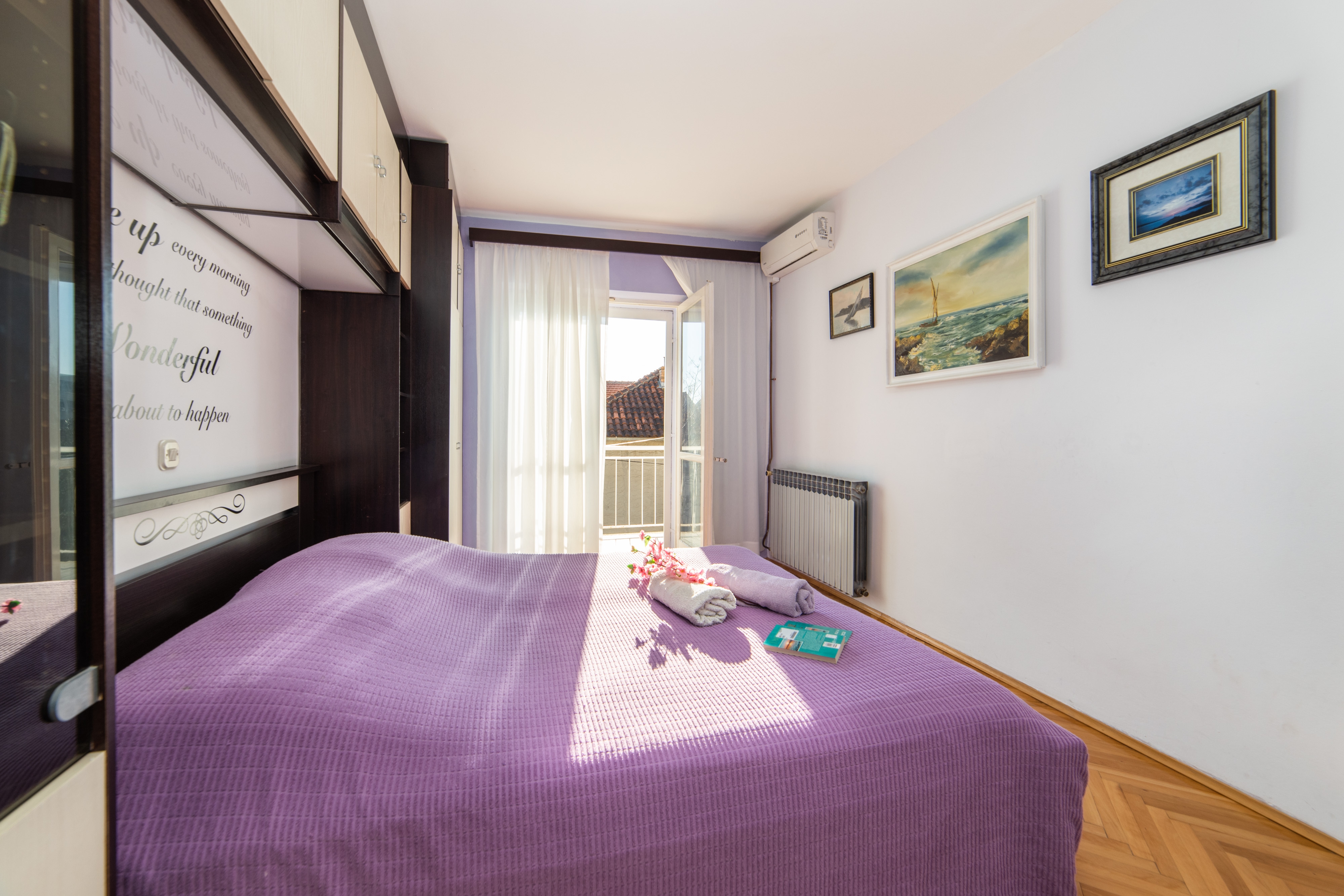 Two bedroom apartment with balcony and sea view Makarska  A-a